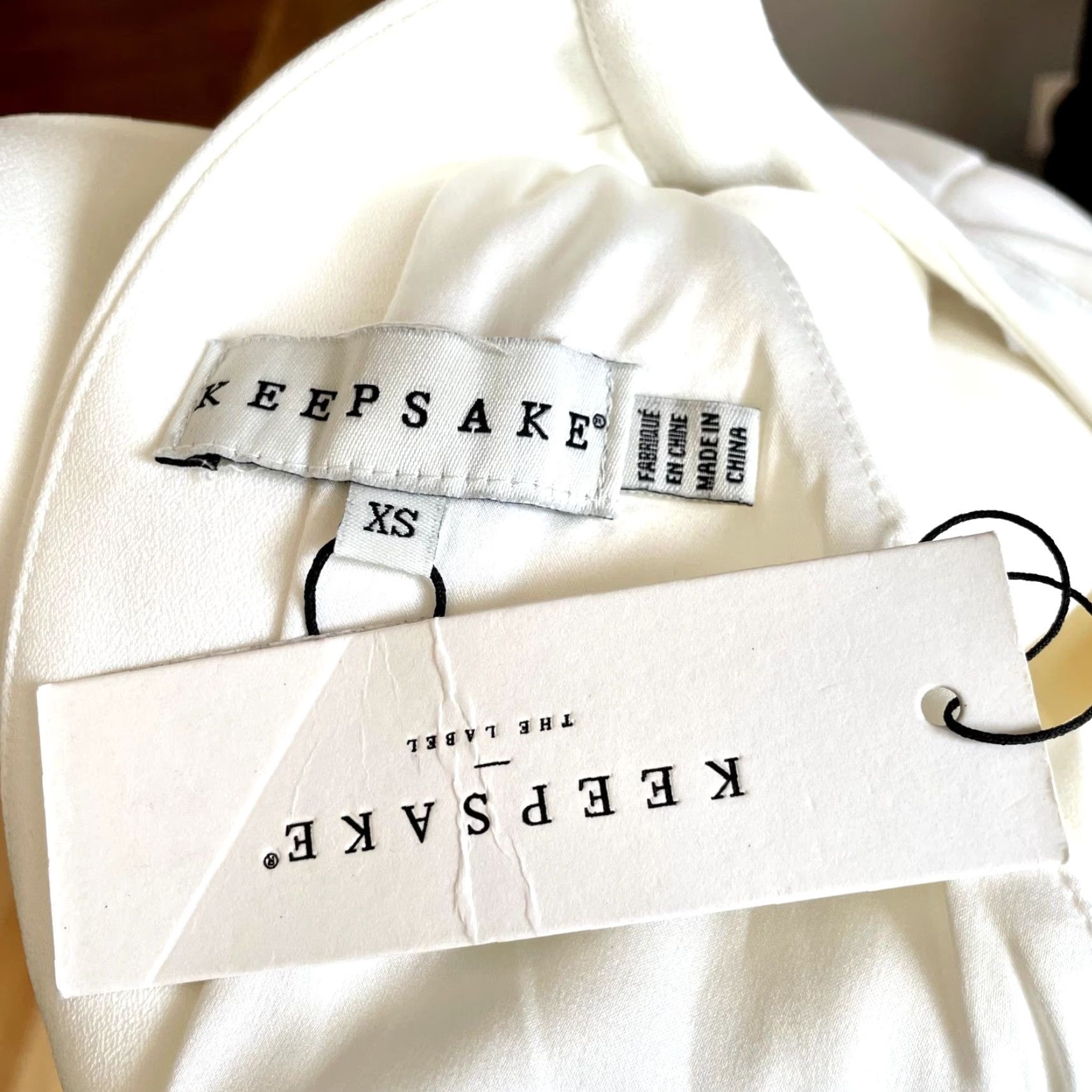 Vintage Keepsake Adore You Mini Dress Back cut-out White Fit & Flare XS Dress Women Sleeveless Party Cocktail Short Back Keyhole Zip Size XS / US 0-2 / IT 36-38 - 5 Thumbnail