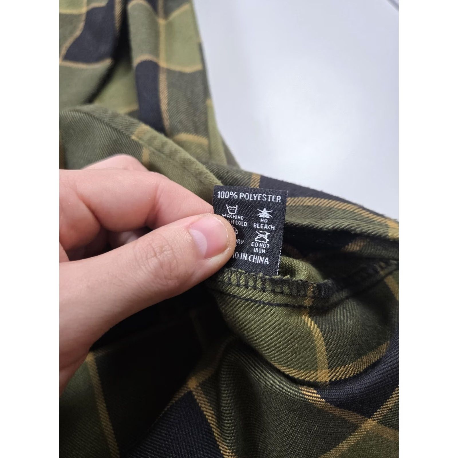 Vintage Dixxon The .223 Flannel Shirt Mens 4XL Green Black Plaid Long Sleeve Button-Up | Polyester | Button Closure | Pockets | 2 Chest Pockets | Mens Size US XXL / EU 58 / 5 - 6 Thumbnail