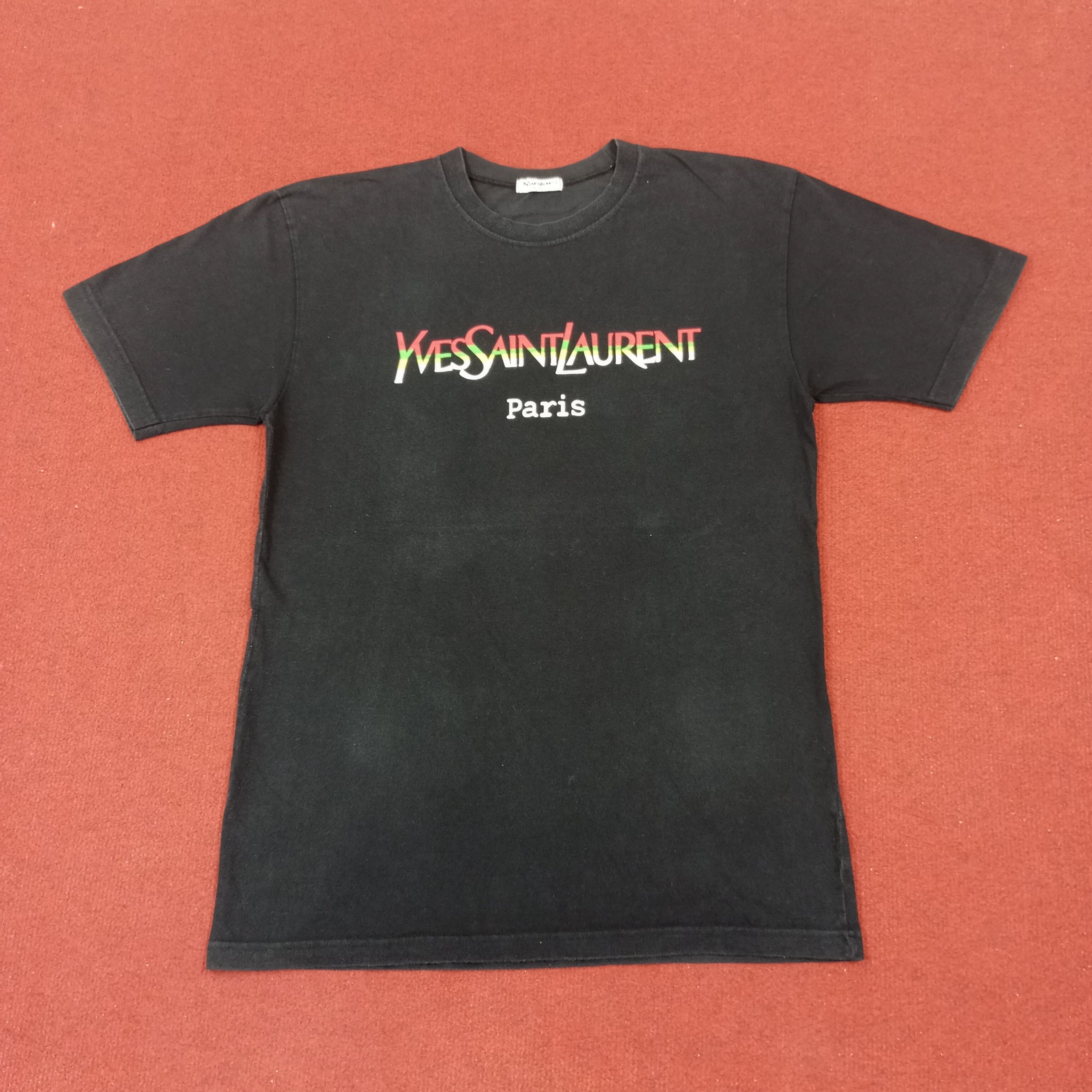 Saint Laurent Paris × Yves Saint Laurent T-SHIRT WITH USED