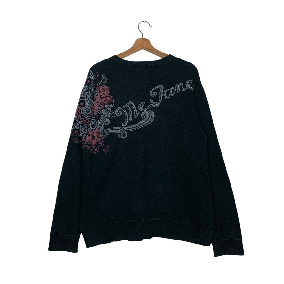 Japanese Brand ME JANE HOMME Big Logo Crewneck Sweatshirt #1710-C76 Size US M / EU 48-50 / 2 - 1 Thumbnail