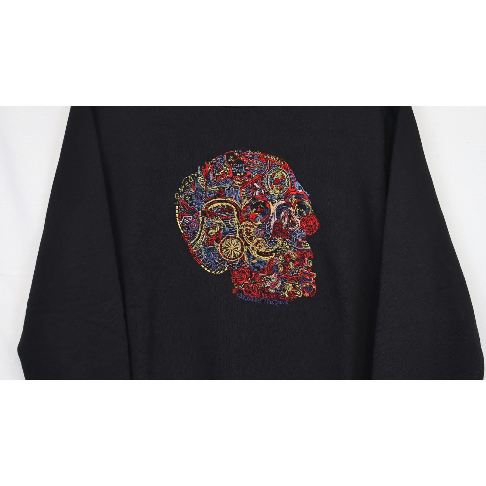 Alexander McQueen o1rshd1 ***Defective / Sweatshirt in Black Size US M / EU 48-50 / 2 - 4 Thumbnail