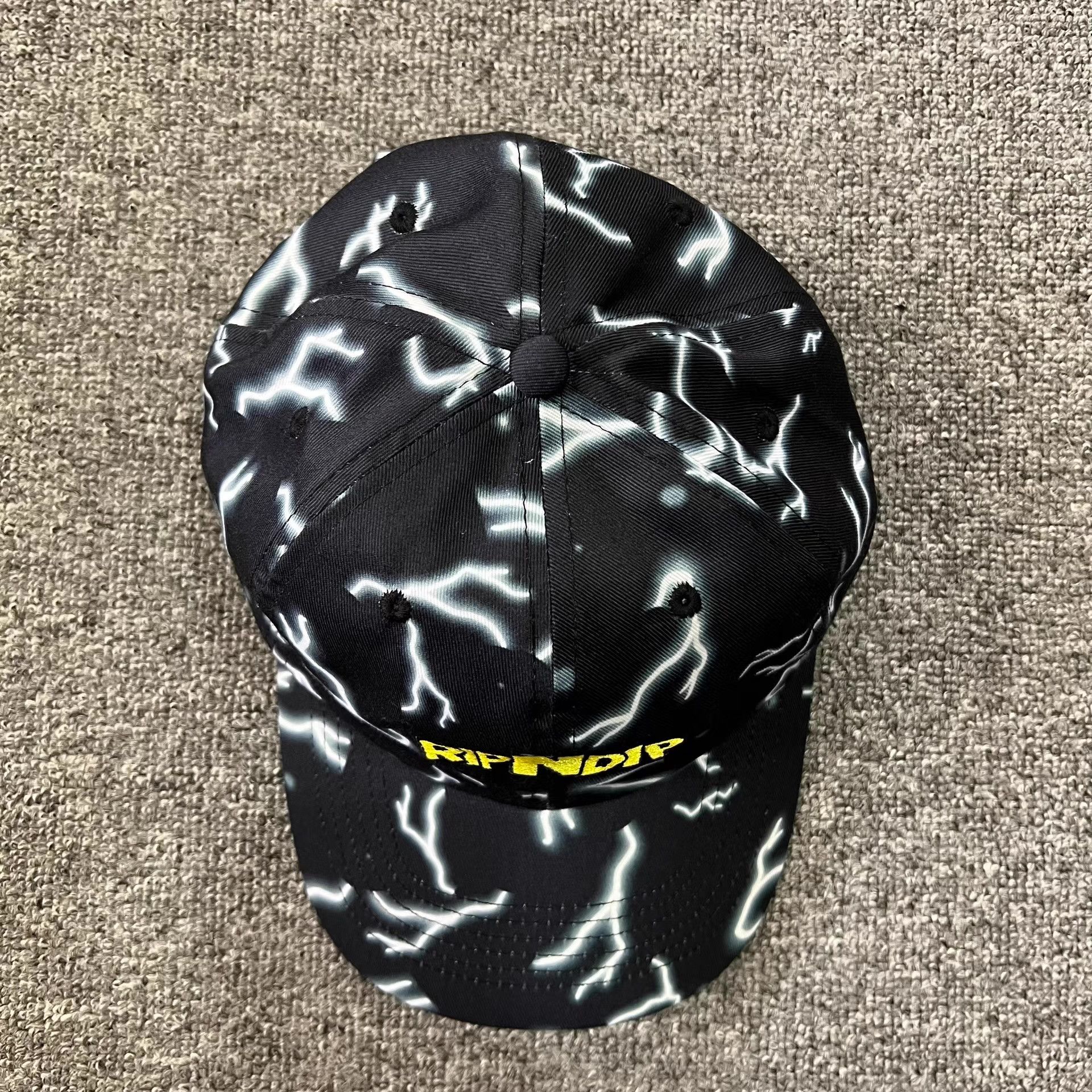 RIPNDIP Ripndipembroideredightningkungfucatcurvedbrimbaseball cap Q7 Size ONE SIZE - 2 Thumbnail