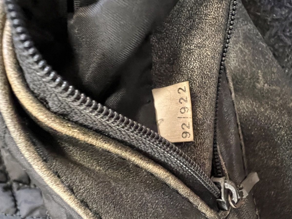 Japanese Brand Real Leather Faded black biker jacket archive avant garde Size US L / EU 52-54 / 3 - 8 Thumbnail