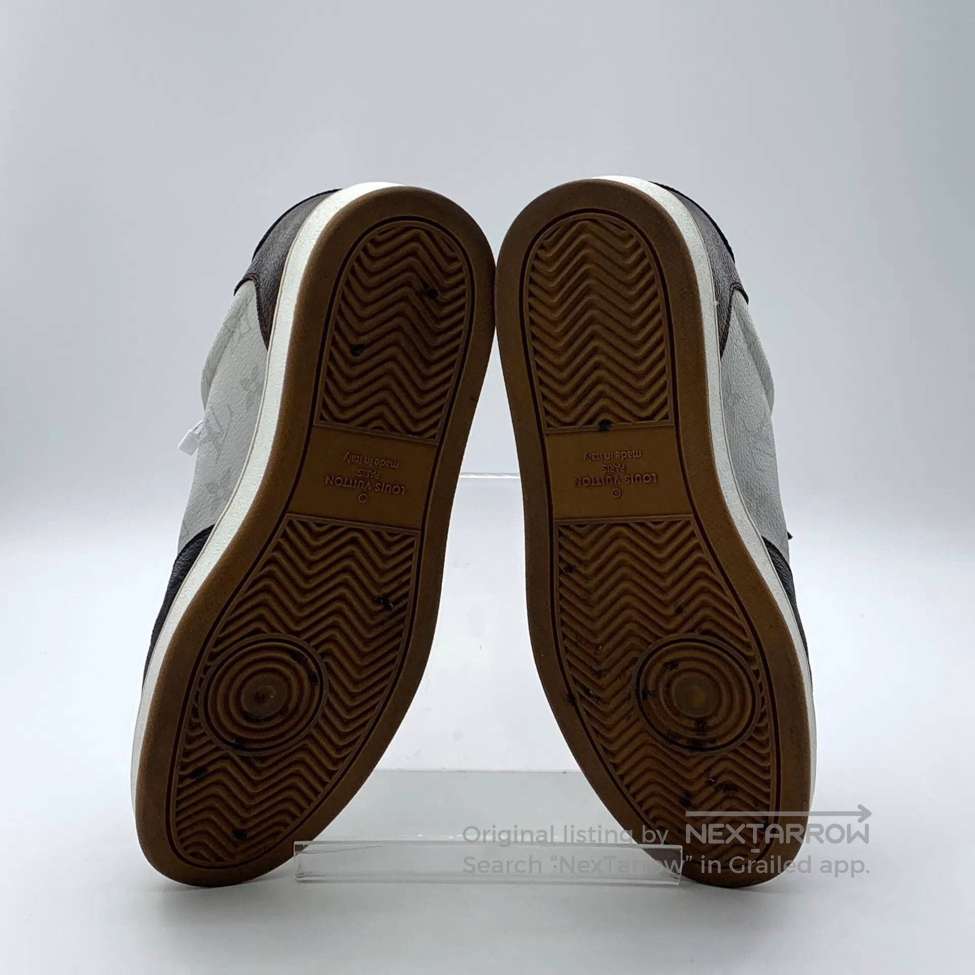 Louis Vuitton Louis Vuitton Black logo monogram laced casual flat sports Size US 7 / EU 40 - 5 Thumbnail