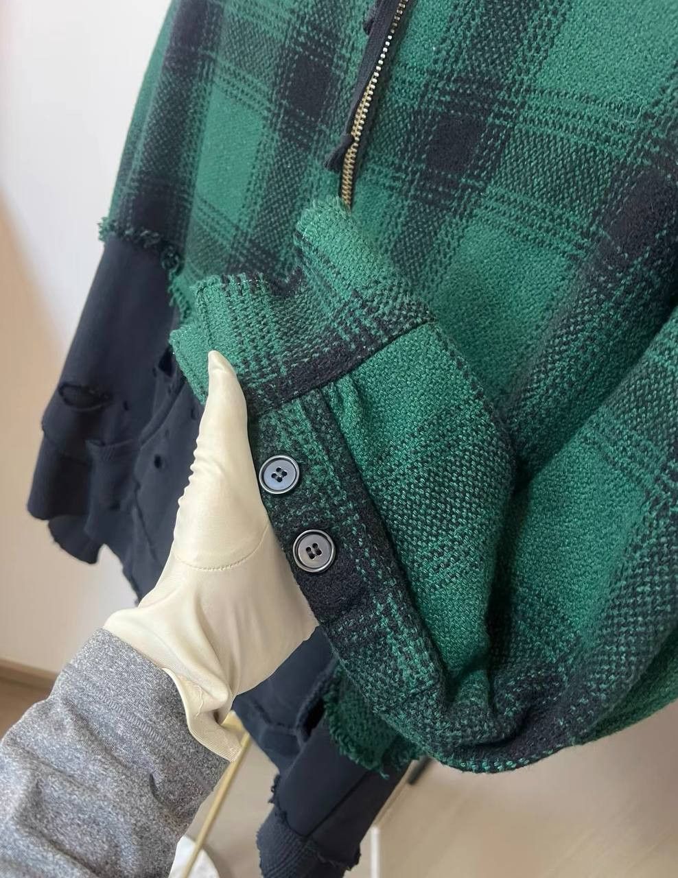 Greg Lauren Greg Lauren plaid hooded jacket Size US L / EU 52-54 / 3 - 3 Thumbnail