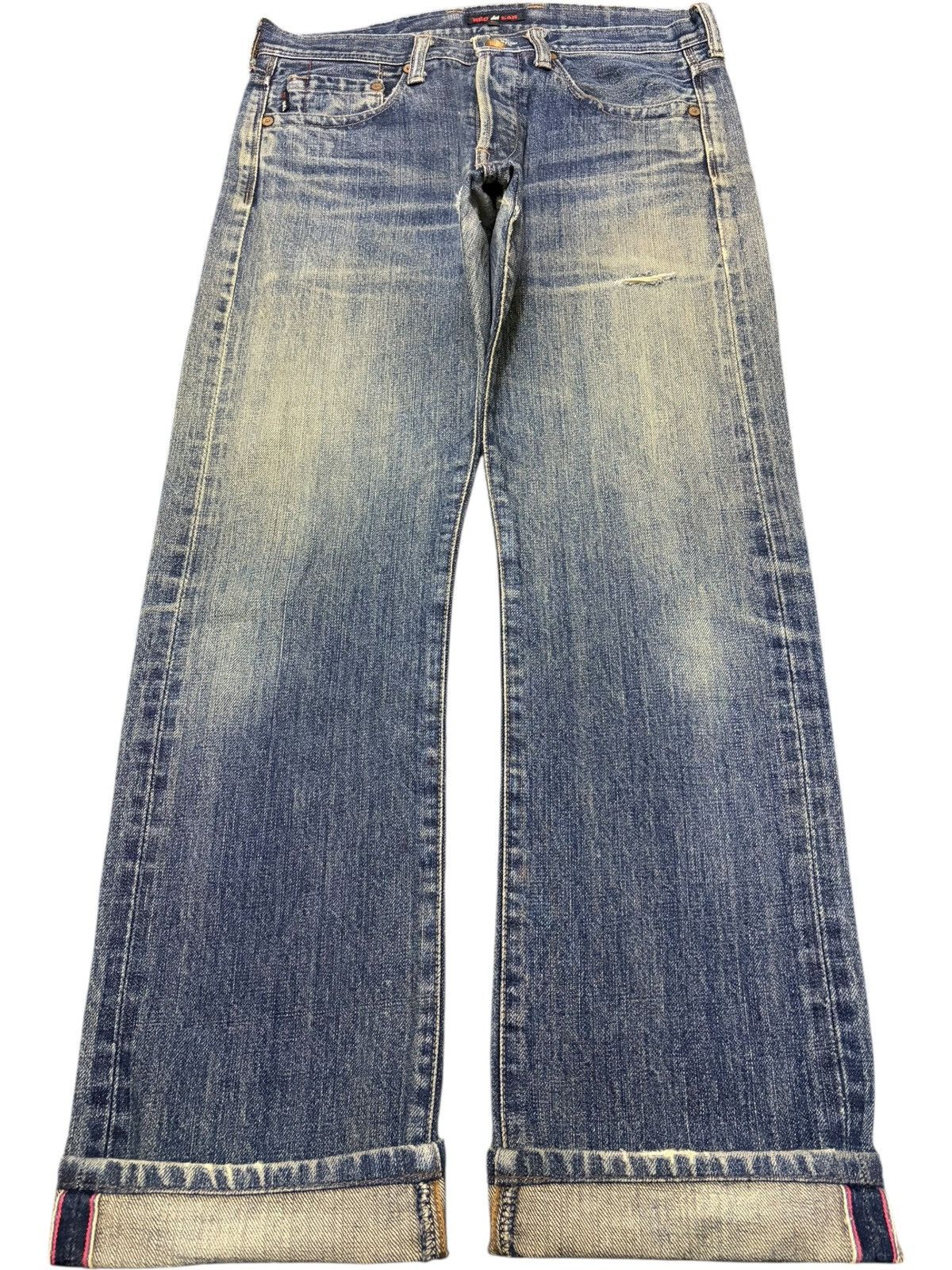 Vintage Paul Smith Red Ear Distressed Selvedge Jeans
