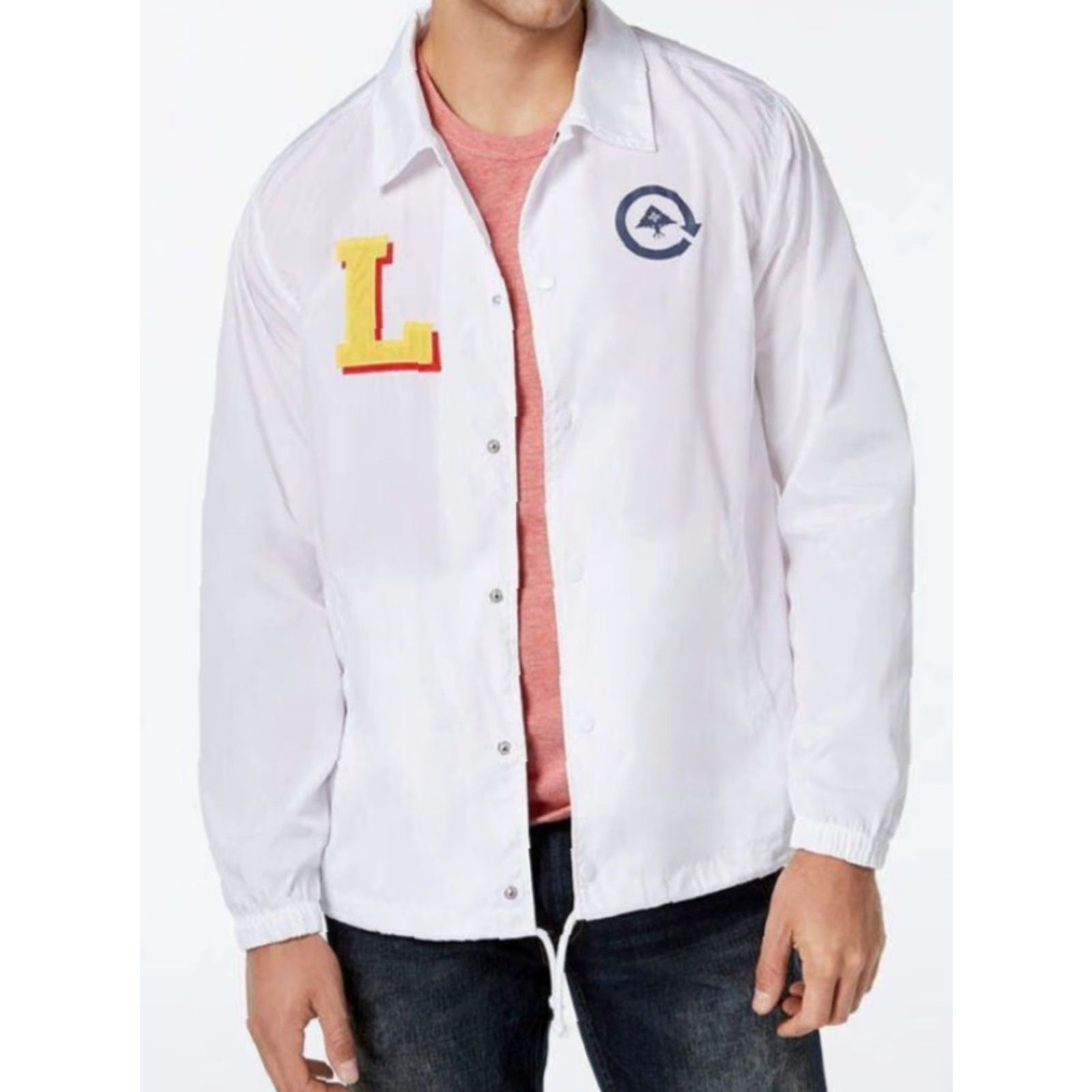 Vintage LRG Lifted Research Group Jacket Mens Windbreaker 3XL White Logo Windbreaker City Hip Hop Casual Lightweight Pattern Solid Snap Closure Size US XXL / EU 58 / 5 - 2 Thumbnail