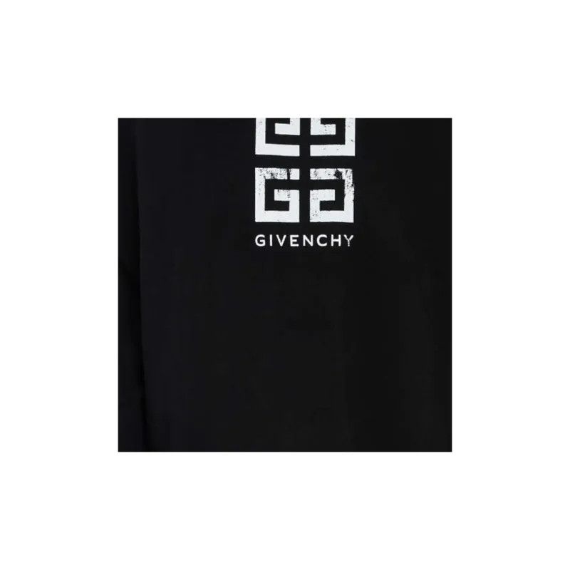 Givenchy o1srvl11e0625 Logo Printed Crewneck Sweatshirt in Black Size US L / EU 52-54 / 3 - 4 Thumbnail