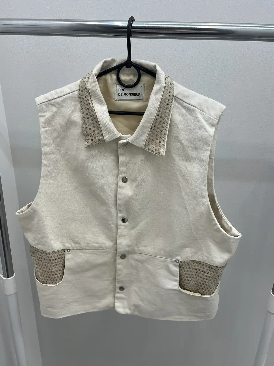 Drole De Monsieur Drole De Monsieur Cotton Vest Size US M / EU 48-50 / 2 - 1 Thumbnail