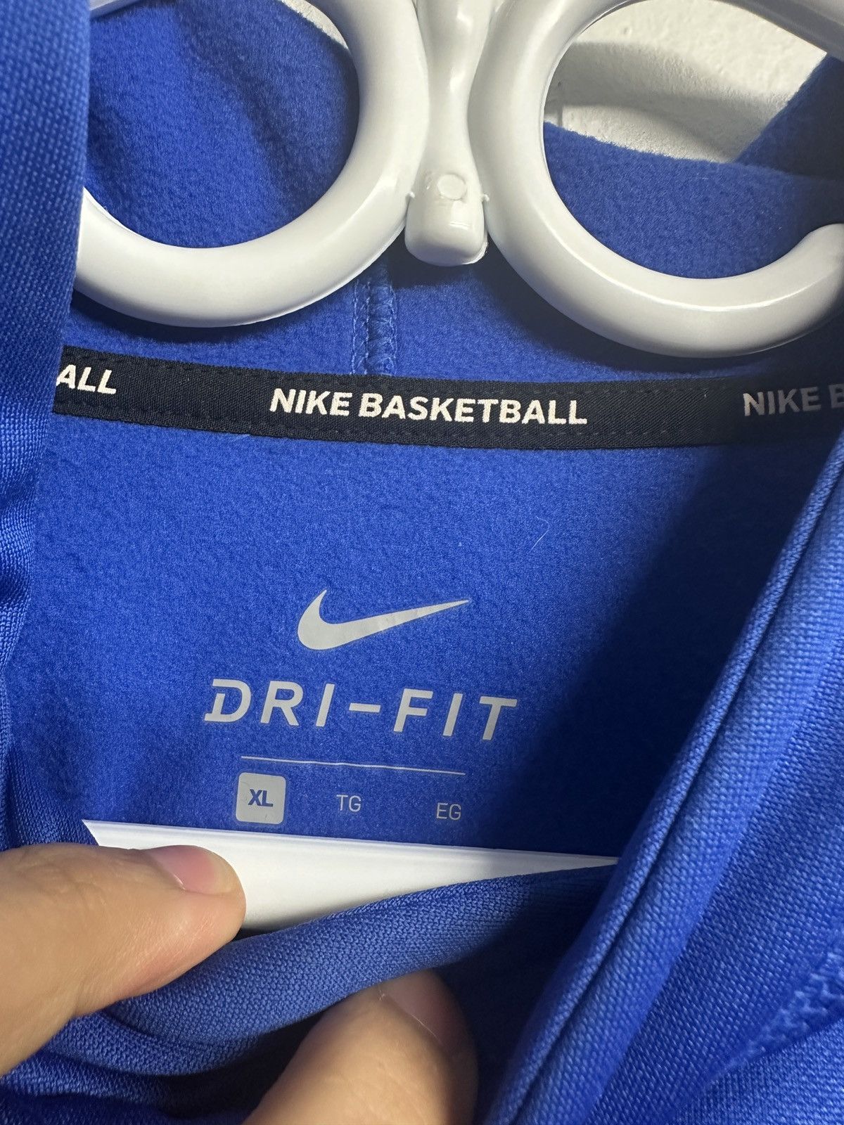 Nike Nike Duke Basketball Dri-FIT Hoodie - XL Size US XL / EU 56 / 4 - 2 Thumbnail
