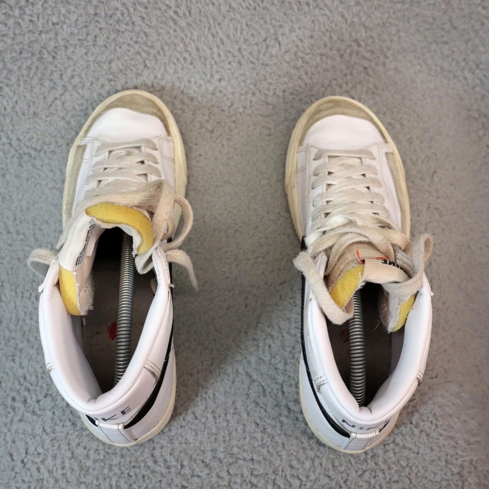 Nike Nike Womens Blazer Mid '77 Shoes White Blk US 9 Sneaker Casual Comfort Leather Lace Up CZ1055-100 Size M / US 6-8 / IT 42-44 - 6 Thumbnail