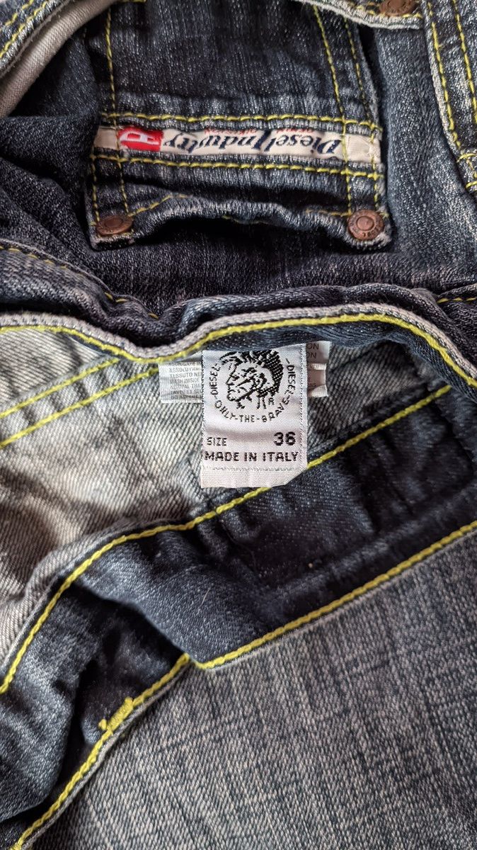 Japanese Brand Flared Diesel Y2K vintage washed denim distressed Jeans Size US 34 / EU 50 - 5 Thumbnail