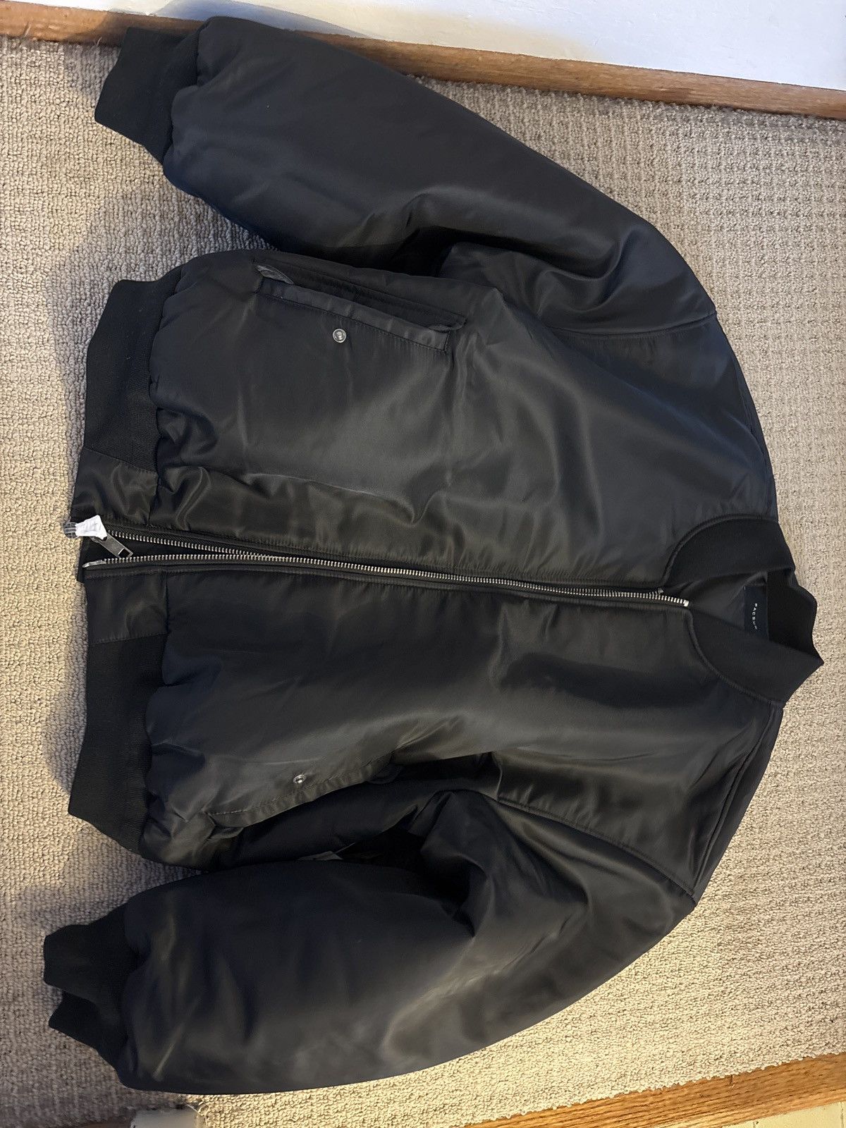 Pacsun Black Pacsun Bomber Jacket Size US L / EU 52-54 / 3 - 3 Thumbnail