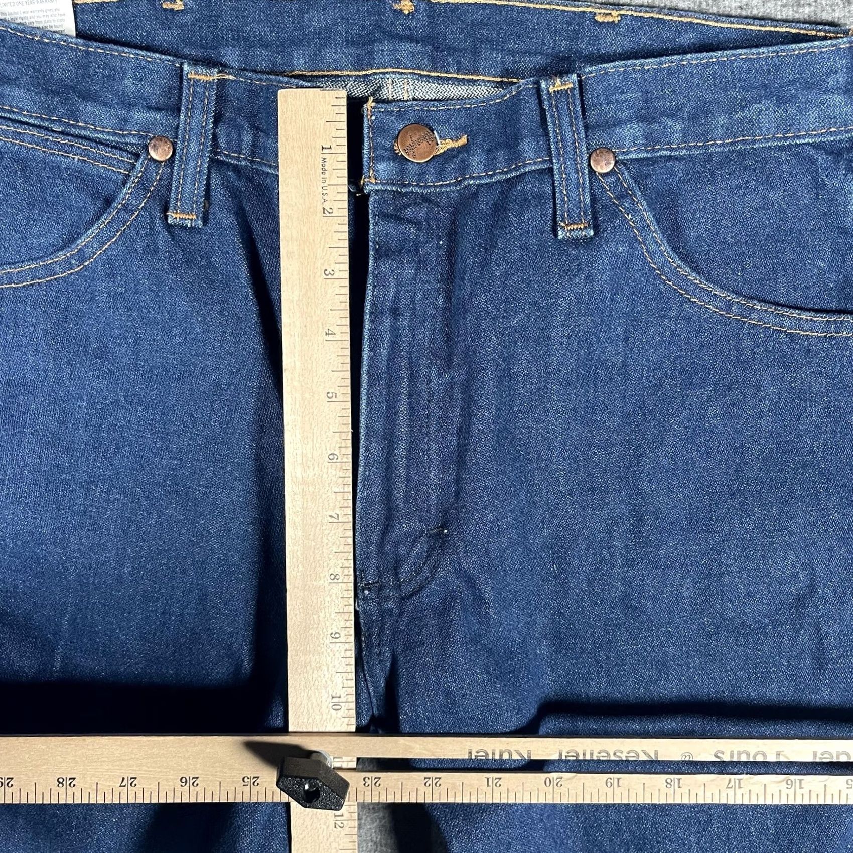 Wrangler Wrangler Jeans Mens 32x30 Blue Cowboy Cut Original Fit 13MWZ Pro Rodeo Western Jeans Size US 32 / EU 48 - 7 Thumbnail