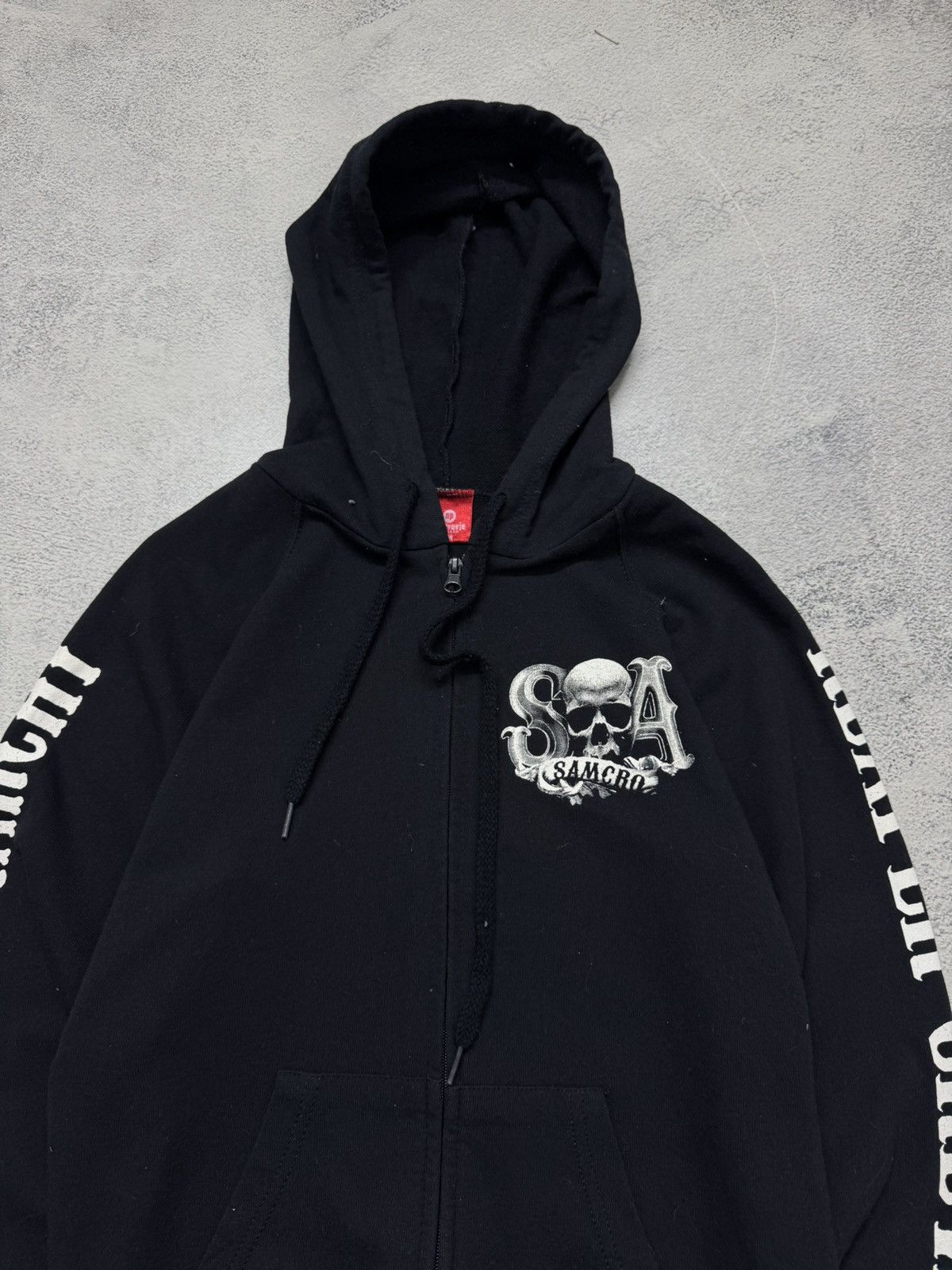 Vintage Vintage Ed Hardy Style Sons of Anarchy Zip Hoodie Size US M / EU 48-50 / 2 - 5 Thumbnail