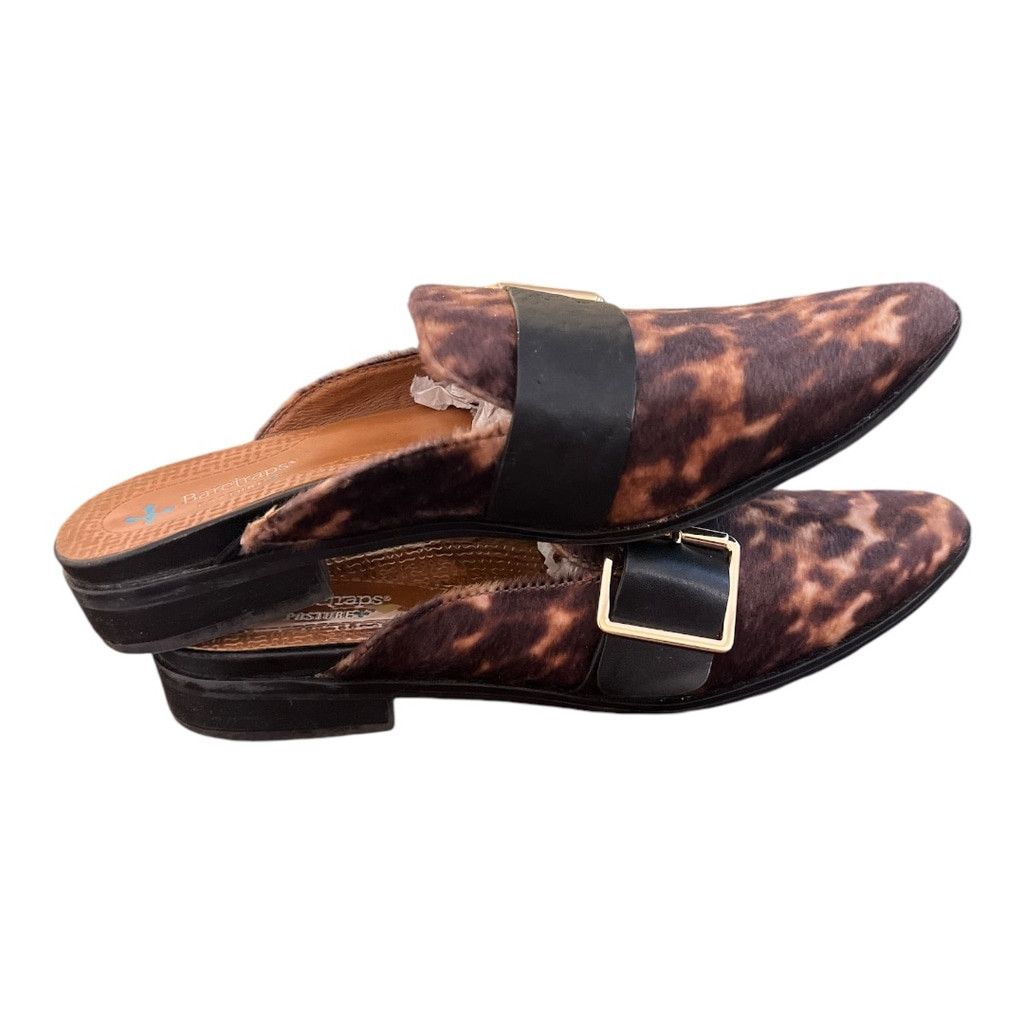 Other Bare Traps Posture Leopard Print Mules Size 8.5 Brown/ Black Size US 8.5 / IT 38.5 - 4 Thumbnail