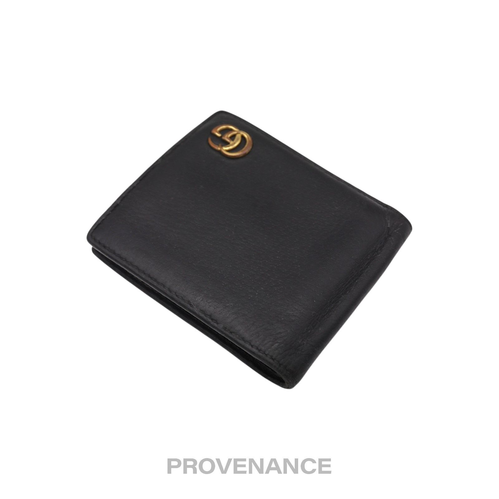 Gucci 🔴 Gucci GG Marmont Bifold Wallet - Black Leather Size ONE SIZE - 3 Thumbnail