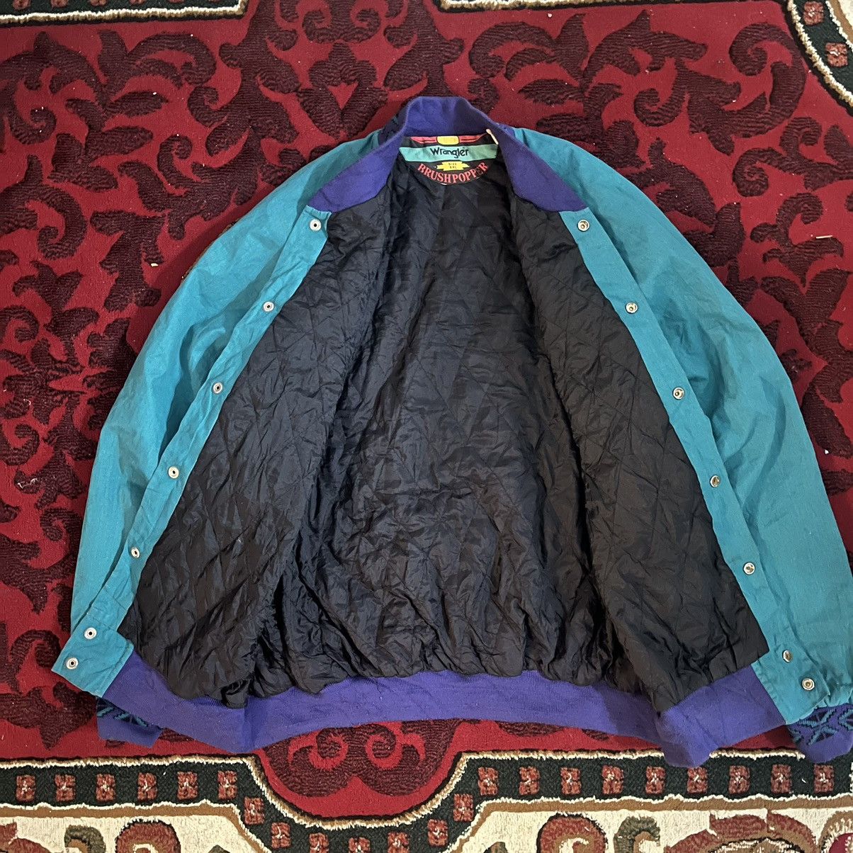 Vintage Bomber Jacket Wrangler Vintage 80s Size US XXL / EU 58 / 5 - 10 Thumbnail