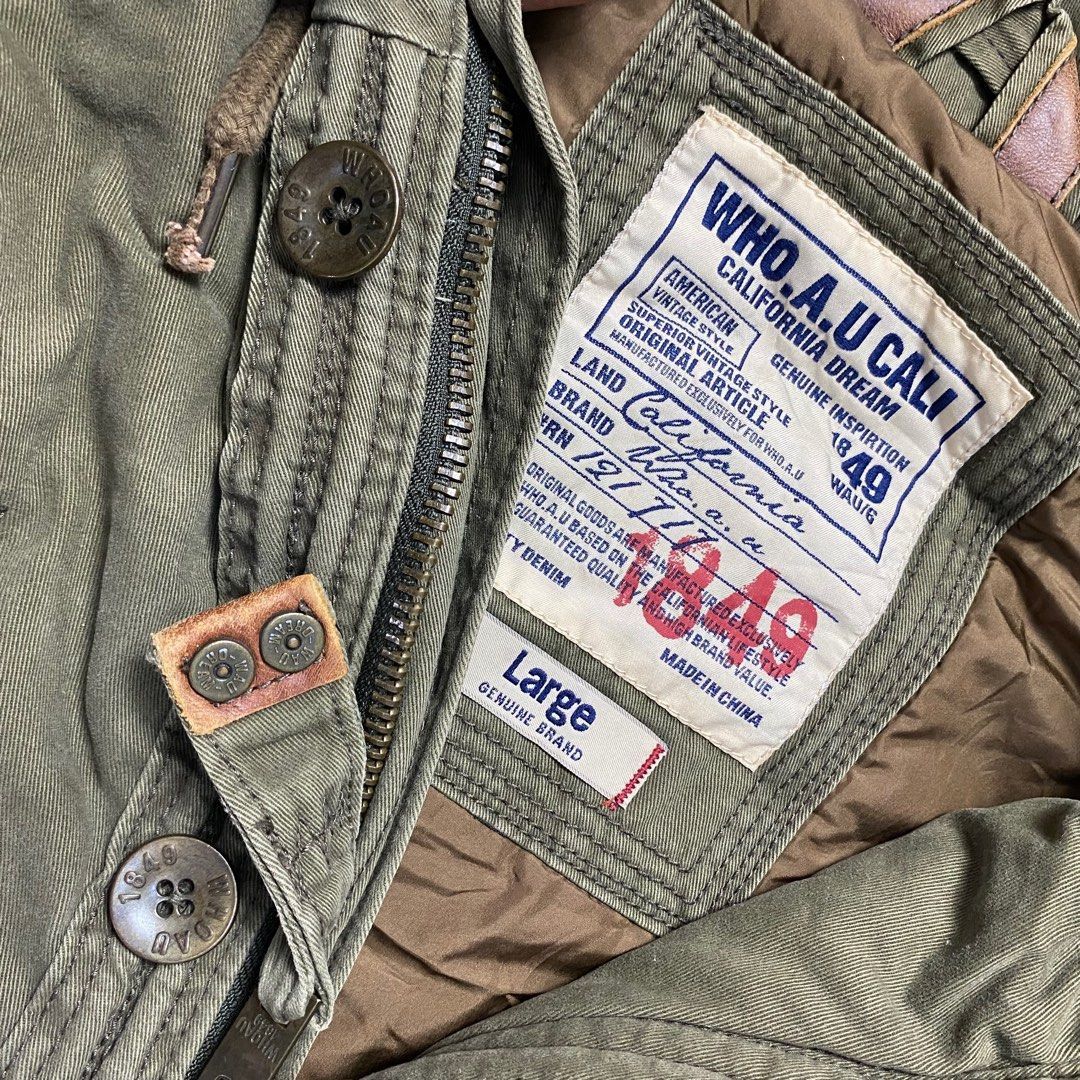 If Six Was Nine × Japanese Brand × Le Grande Bleu (L.G.B.) Who a u fur parka jacket nice design Size US L / EU 52-54 / 3 - 2 Thumbnail
