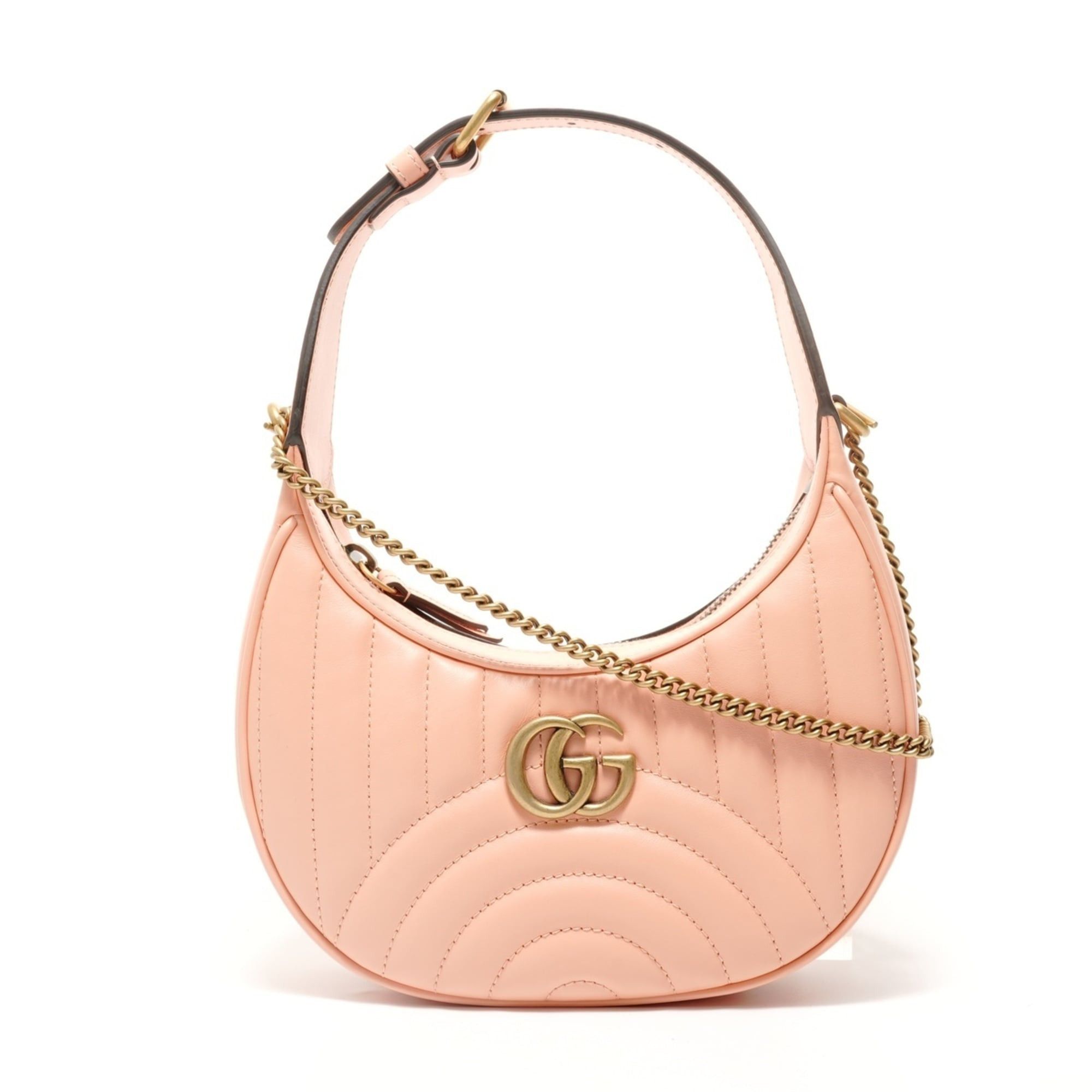Gucci Gucci GG Marmont 2-way Hobo Shoulder Bag, Pink Size ONE SIZE - 1 Thumbnail