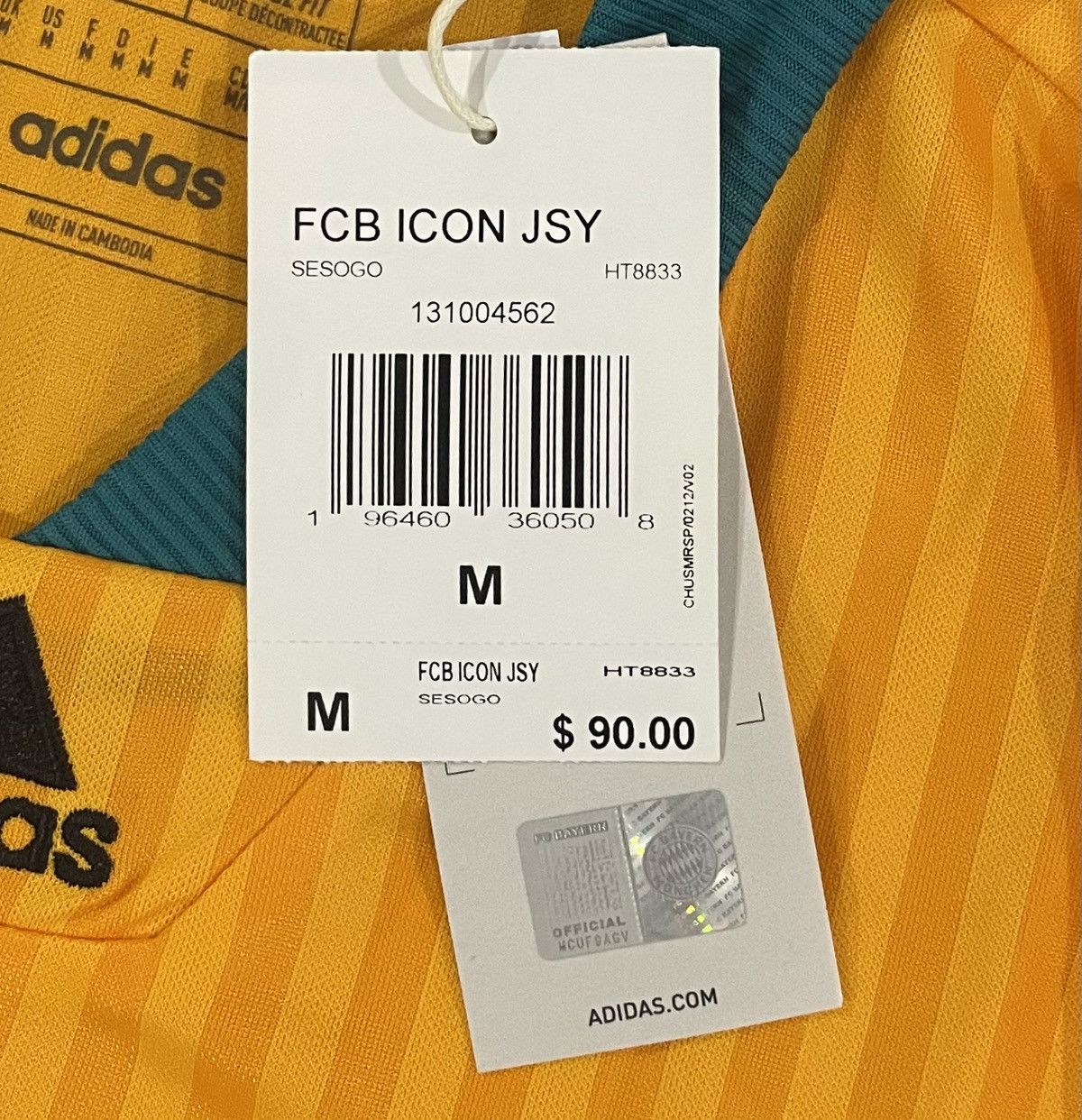 Adidas Adidas FC Bayern Munich Icon Soccer Jersey Mens Size Medium Size US M / EU 48-50 / 2 - 4 Thumbnail