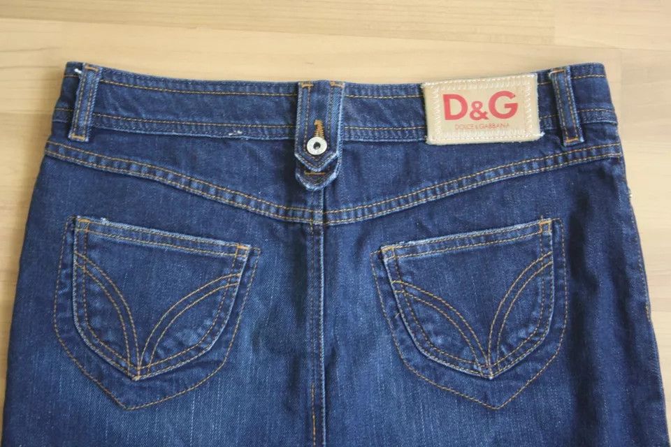 Dolce & Gabbana Dolce & Gabanna Denim Jeans skirt Size 25" / US 0 / IT 36 - 2 Thumbnail