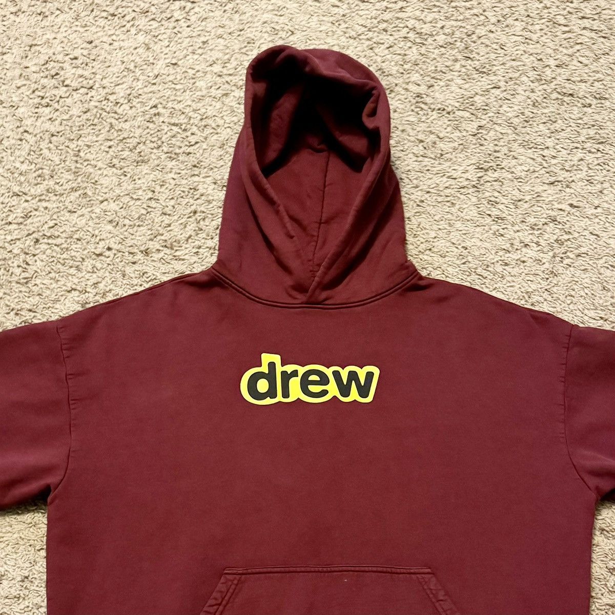 Rap Tees BURGUNDY DREW HOUSE HOODIE! Size US XL / EU 56 / 4 - 3 Thumbnail
