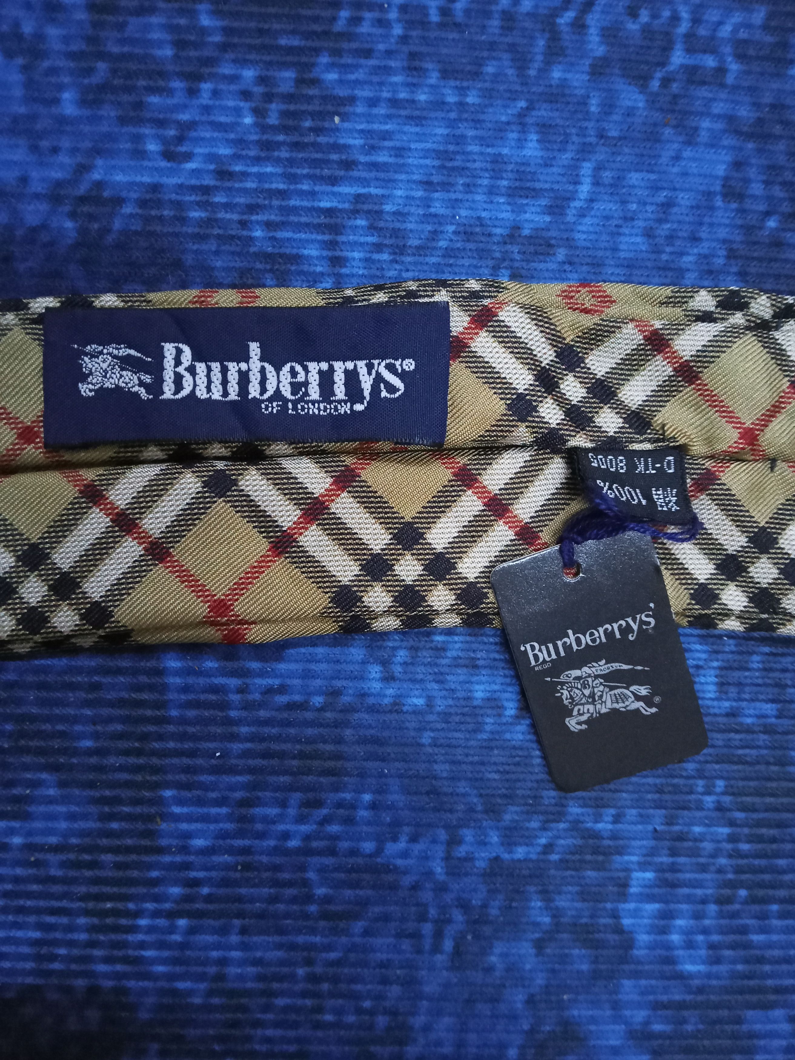 Burberry Burberrys Of London Nova Check Silk Vintage Neck Scarf Size ONE SIZE - 2 Thumbnail