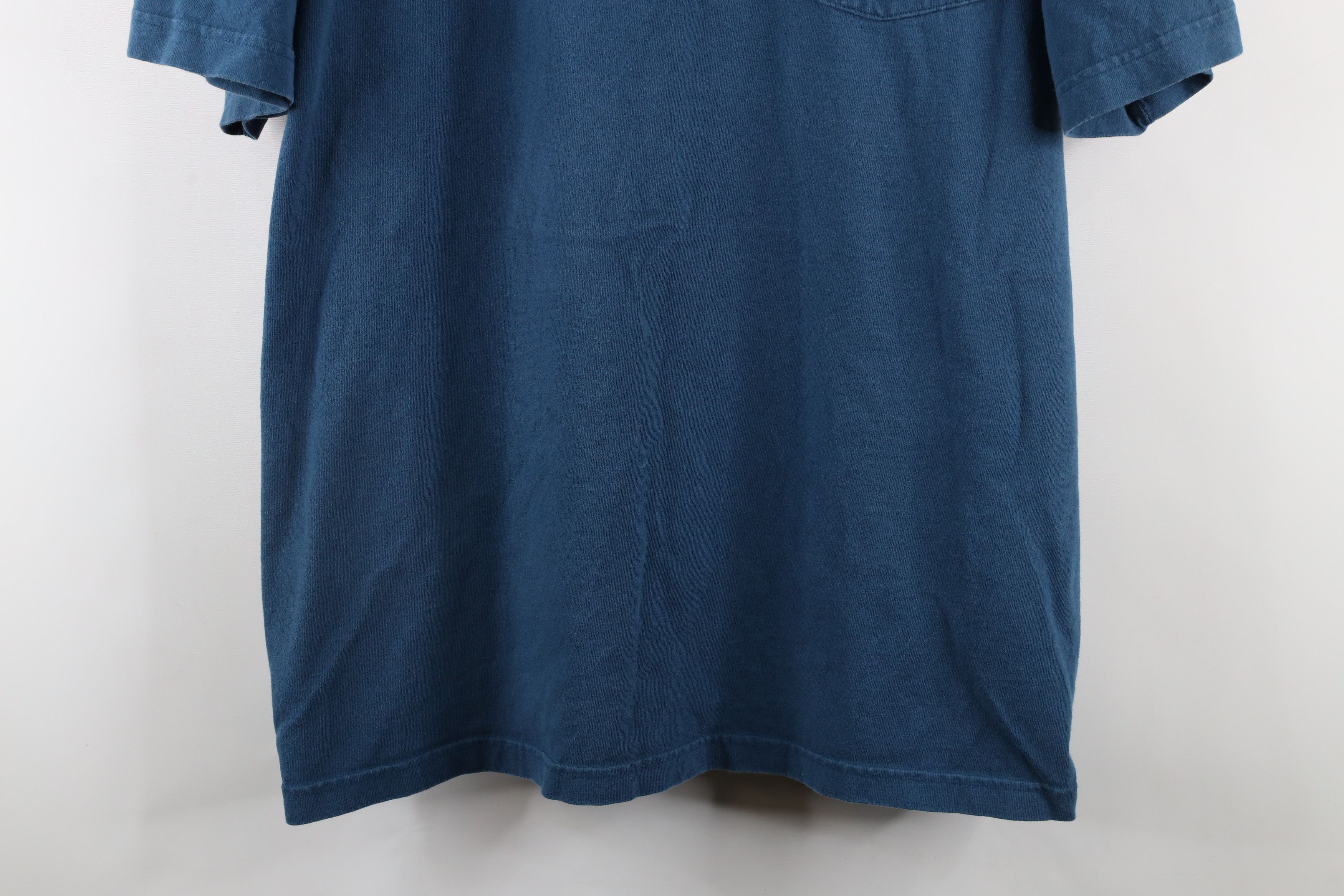 Carhartt × Vintage Vintage Carhartt Out Heavyweight Pocket T-Shirt Blue Cotton Size US XL / EU 56 / 4 - 3 Thumbnail