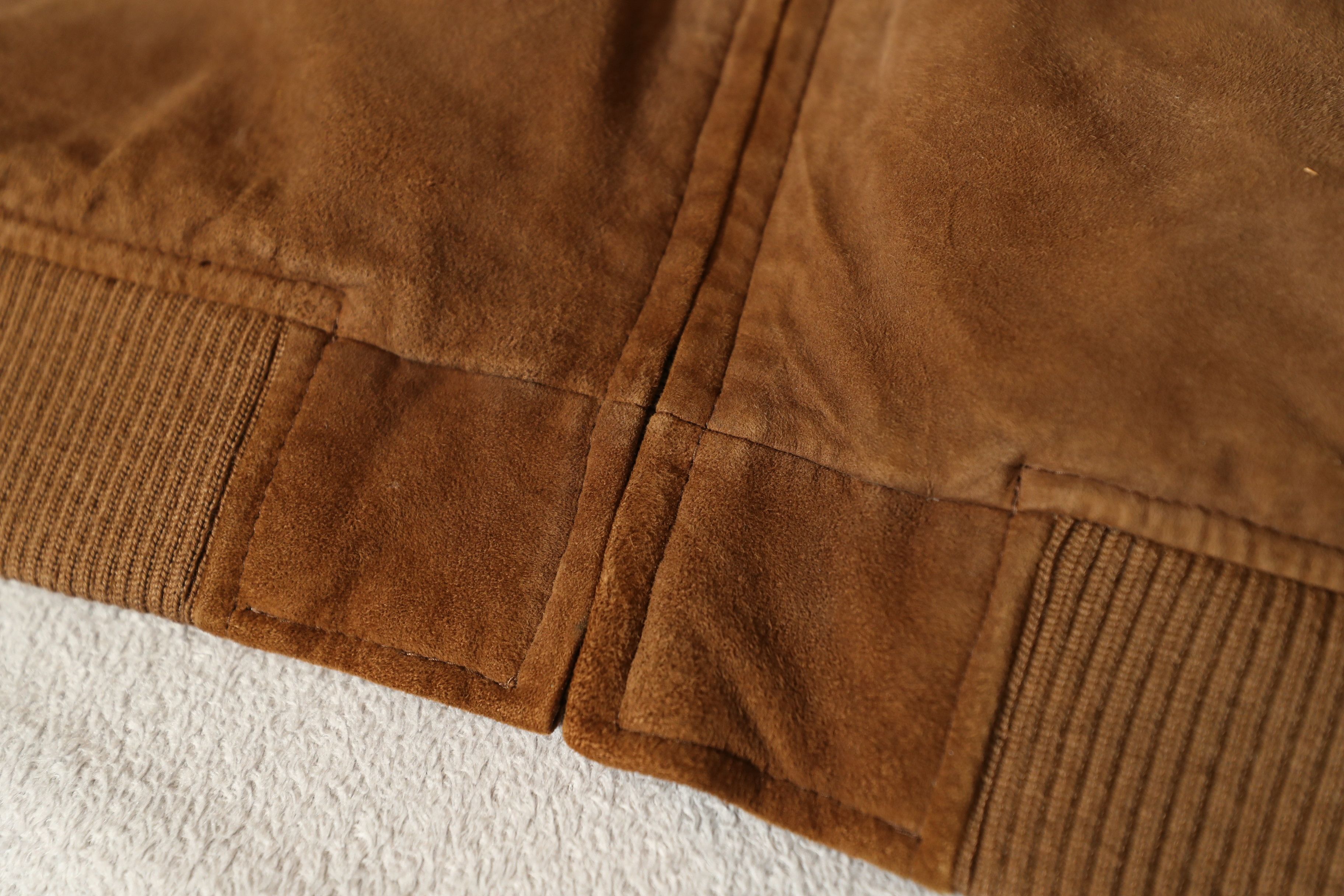 Jos. A. Bank Jos A Bank Brown Suede Leather Vintage Jacket (XL) Size US XL / EU 56 / 4 - 4 Thumbnail