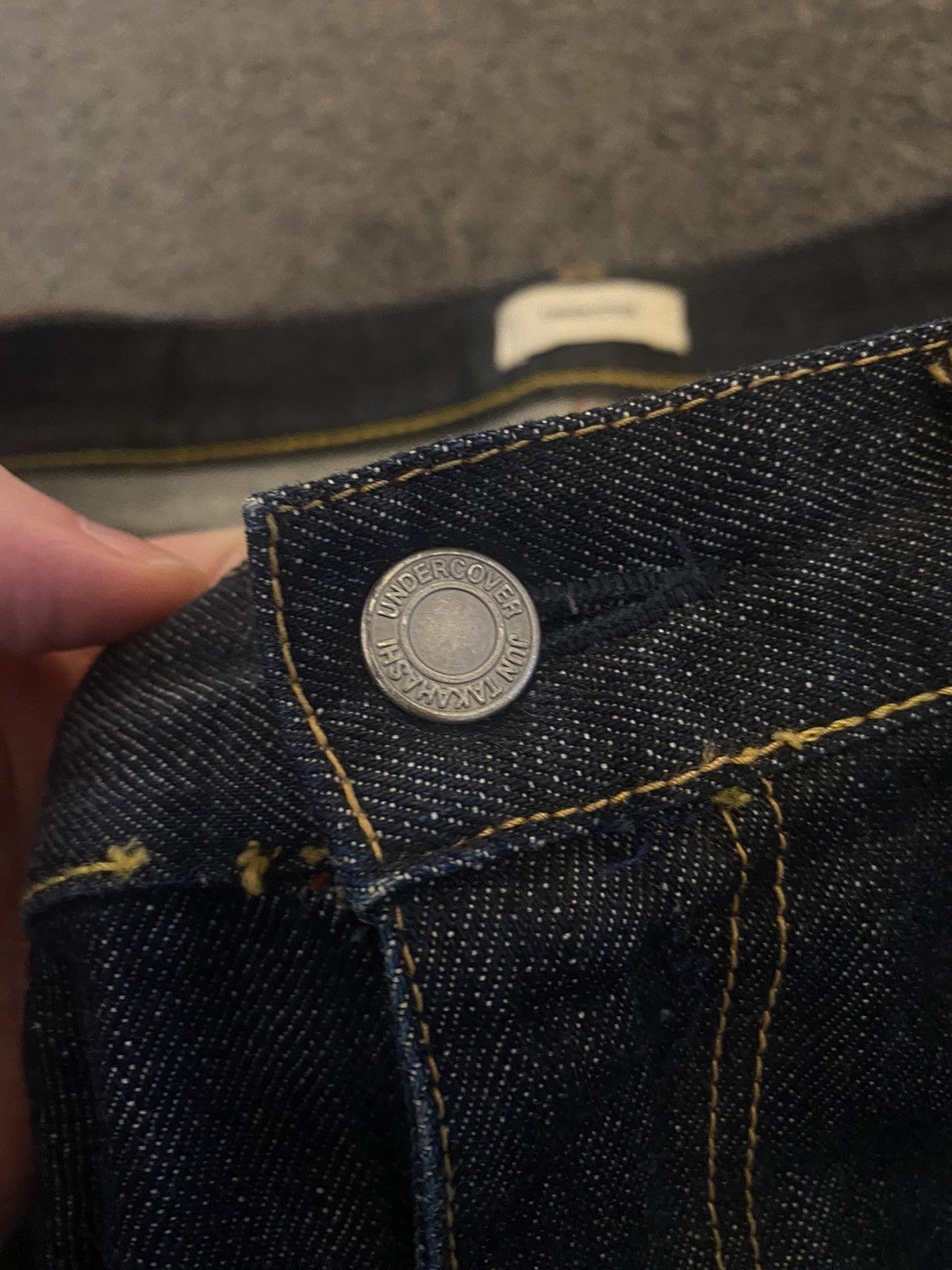 Undercover Undercover AW11 Japanese selvedge Side Zip denim Size US 33 - 11 Thumbnail