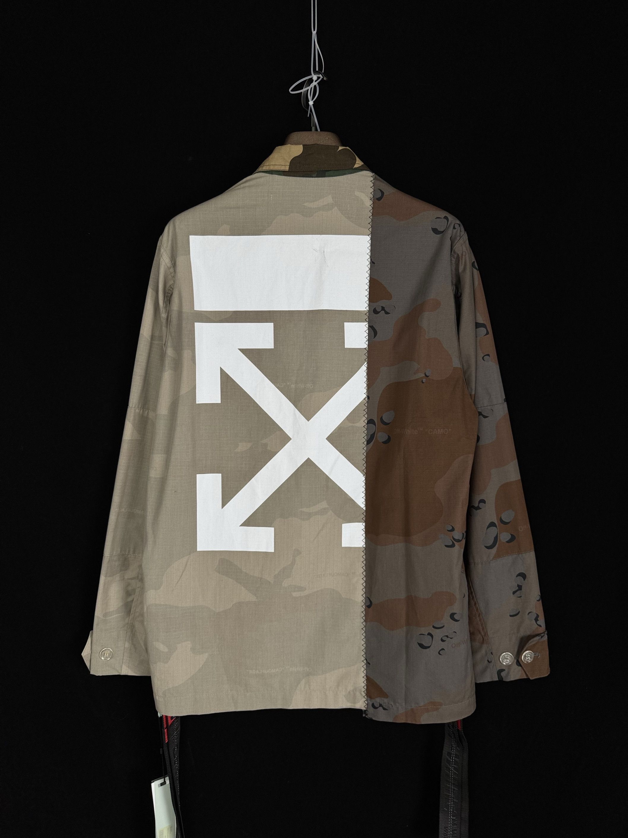 Off-White New with Tag* OFF-WHITE™ RECONSTR CAMO FIELD JACKET Size US M / EU 48-50 / 2 - 1 Thumbnail
