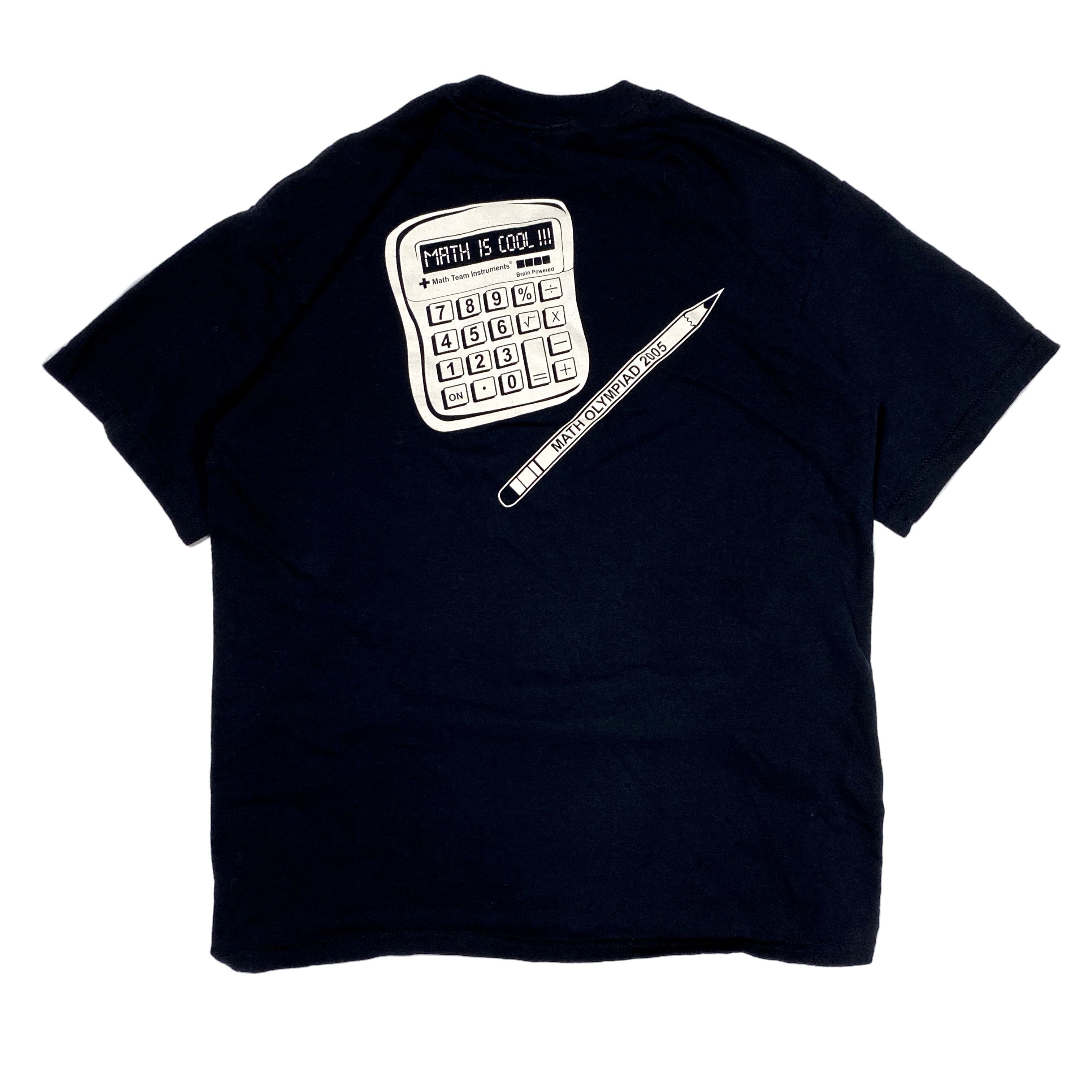 Vintage Vintage 2005 Math Olympiad Tee T-Shirt Black Medium Size US M / EU 48-50 / 2 - 1 Thumbnail