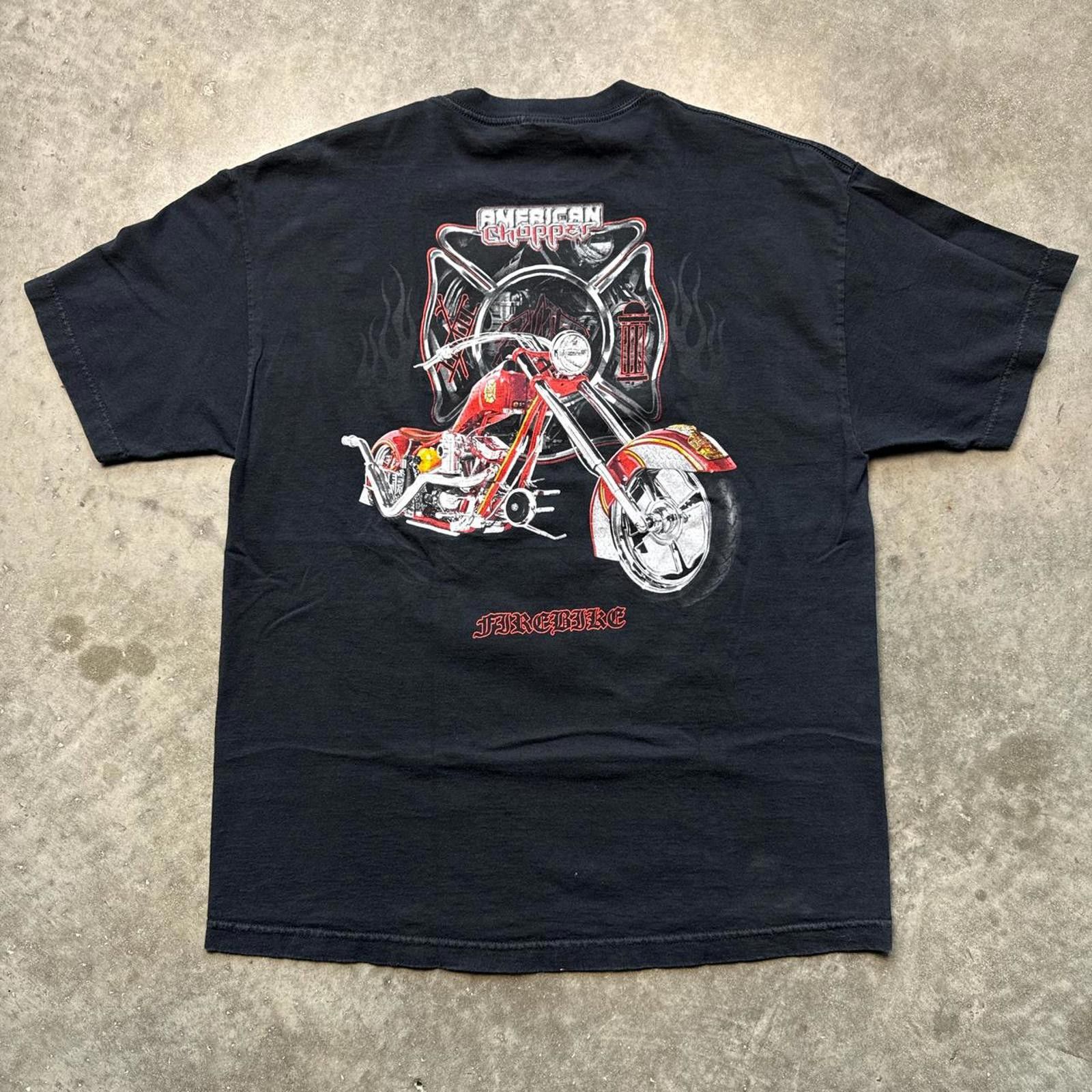 Other 2000s American Chopper Motorcycle Y2k Graphic T-Shirt Size US XL / EU 56 / 4 - 2 Thumbnail