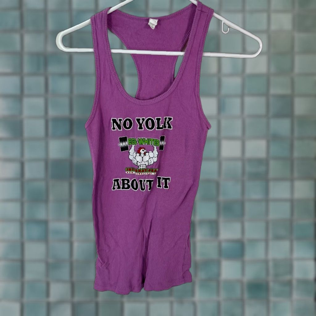 Bell Bella Tank Purple Graphic Print Activewear Women L Shirt Size L / US 10 / IT 46 - 1 Thumbnail
