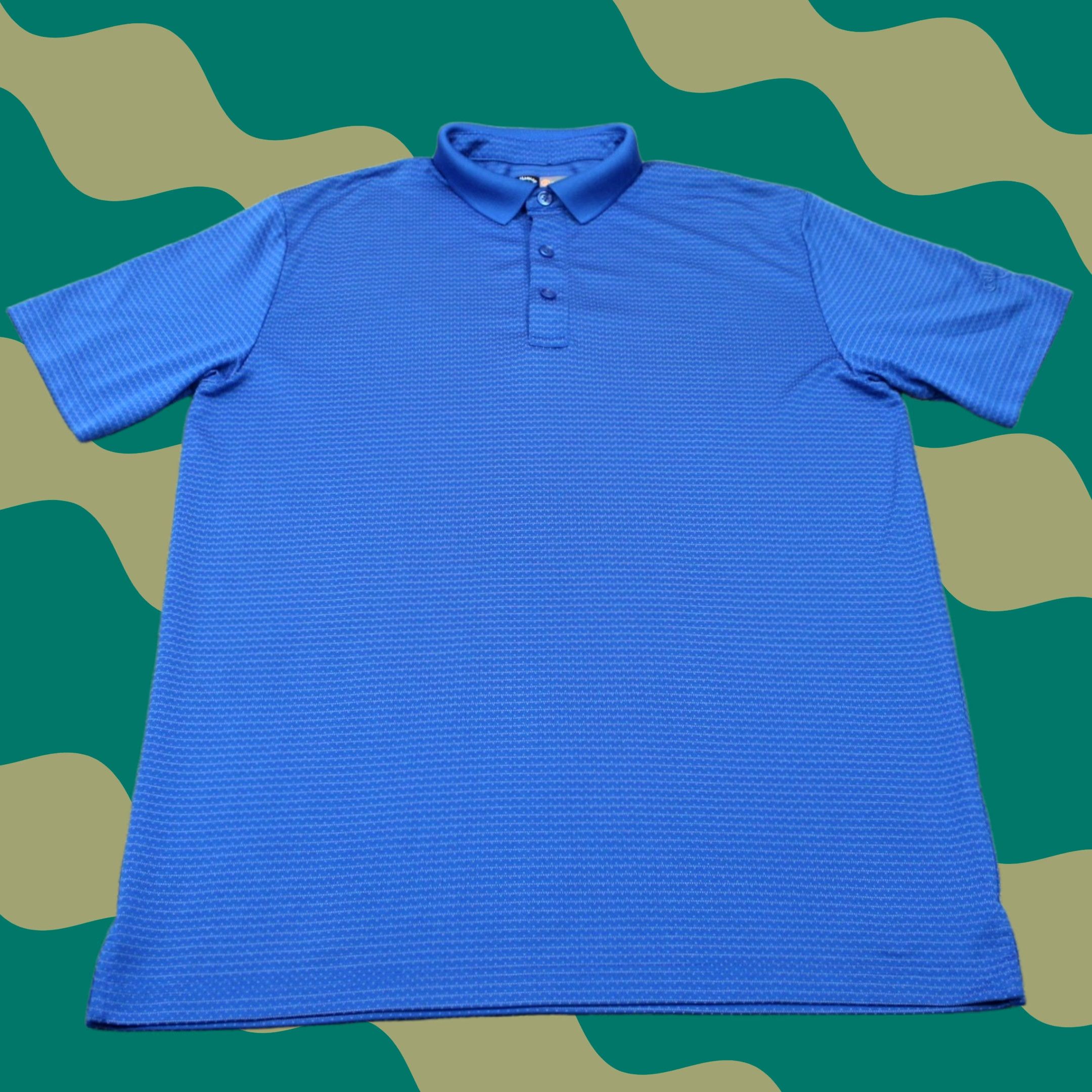 Callaway Callaway Opti-Dri Polo Shirt Mens Medium Blue Golf Polyester Short Sleeve Size US M / EU 48-50 / 2 - 1 Thumbnail