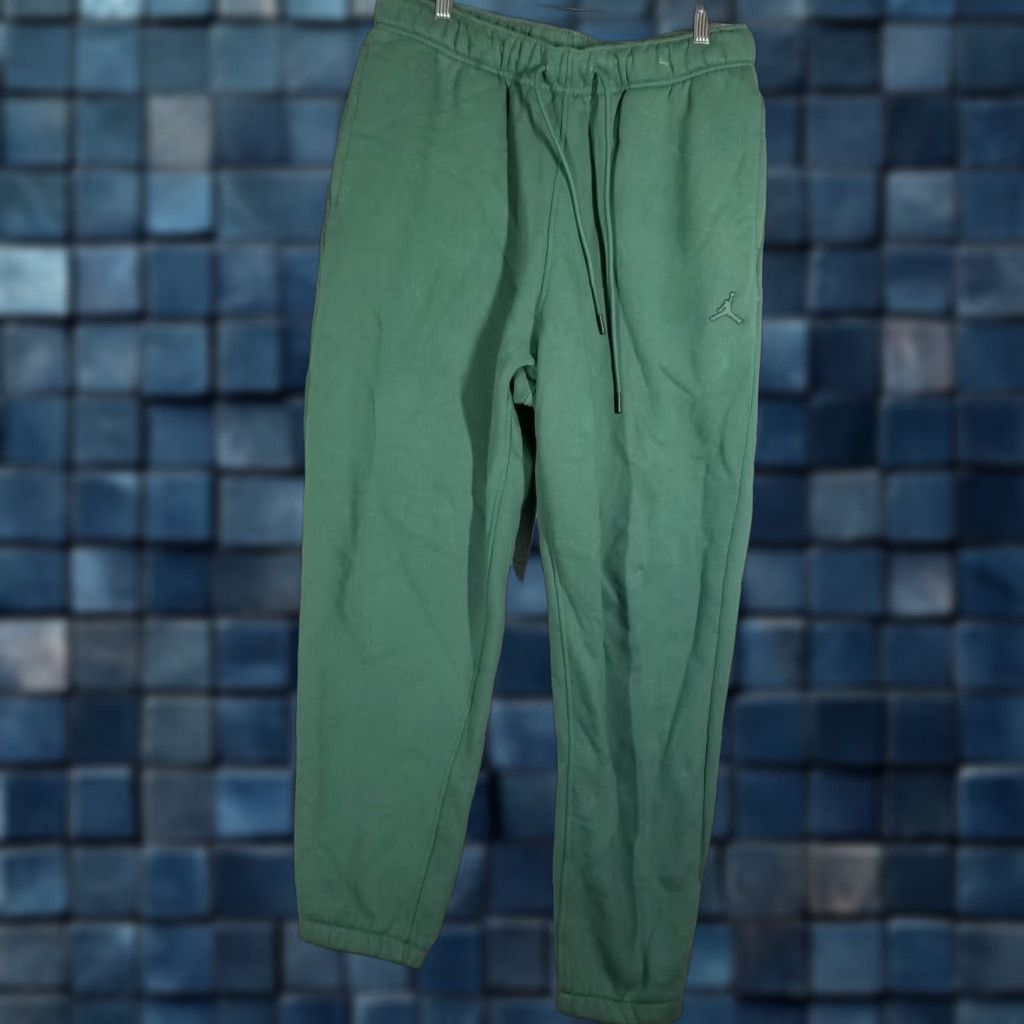 Nike Air Jordan Brooklyn Fleece Pants Noble Green DA9820-333 Men's Large NEW