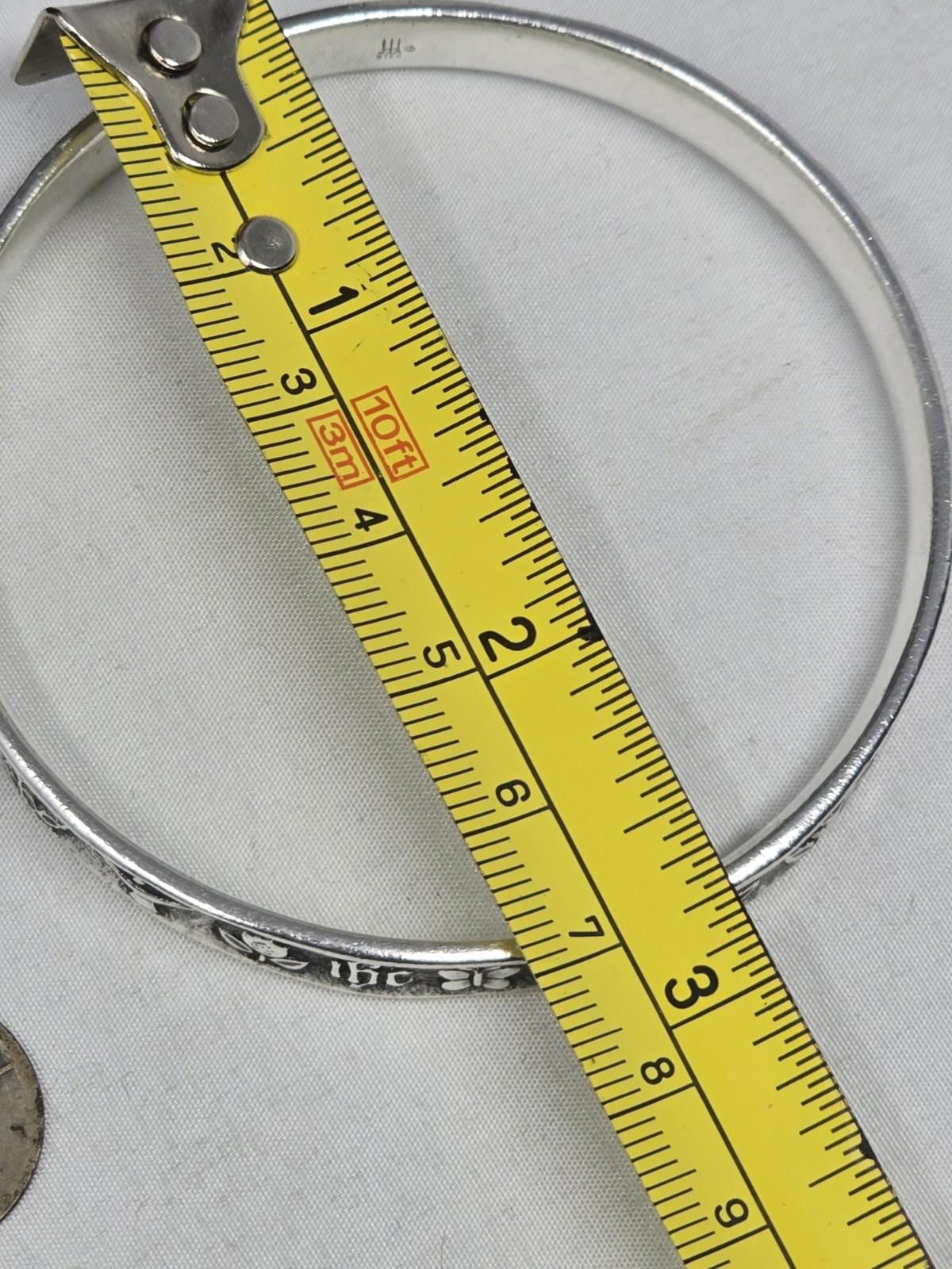 Other James Avery Sterling Silver Christian Symbol Bangle Retired Size ONE SIZE - 9 Thumbnail