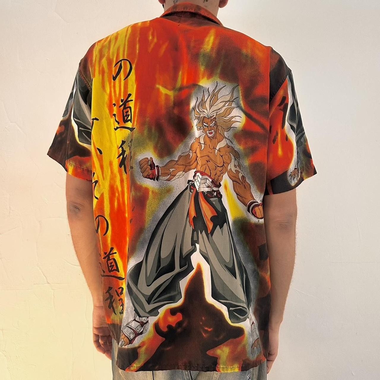 Other Vintage Y2K ASTROBOI Orange Goku Anime Shirt - Large Size US L / EU 52-54 / 3 - 5 Thumbnail