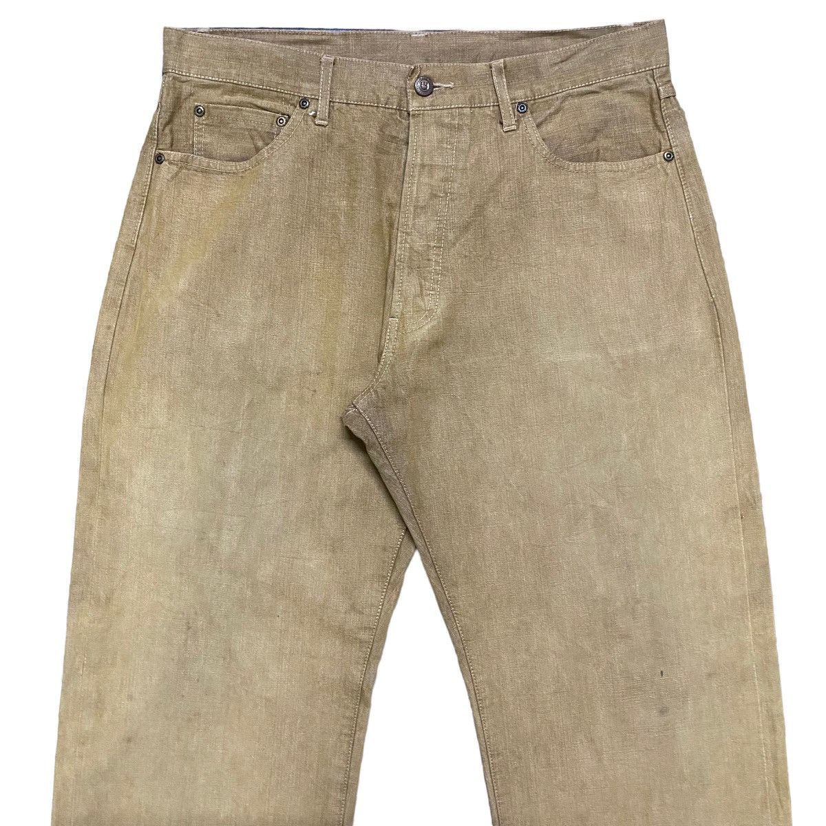 Vintage Vintage PNB NATION Canvas Cotton Baggy Skater Pants Selvedge Size US 33 - 3 Thumbnail