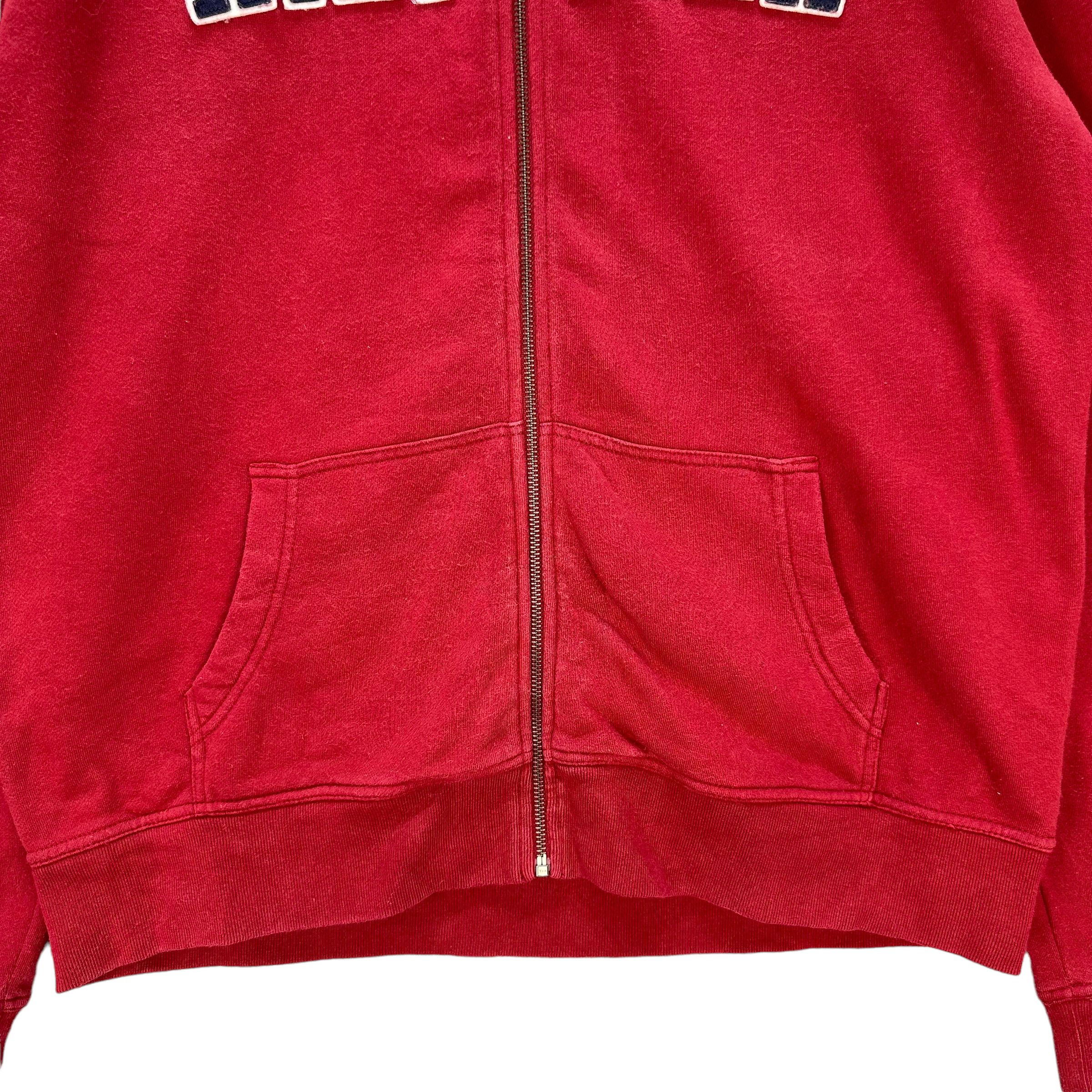Tommy Hilfiger TOMMY HILFIGER SPELLOUT BIG LOGO ZIPPER HOODIES #8621-018 Size US XL / EU 56 / 4 - 4 Thumbnail