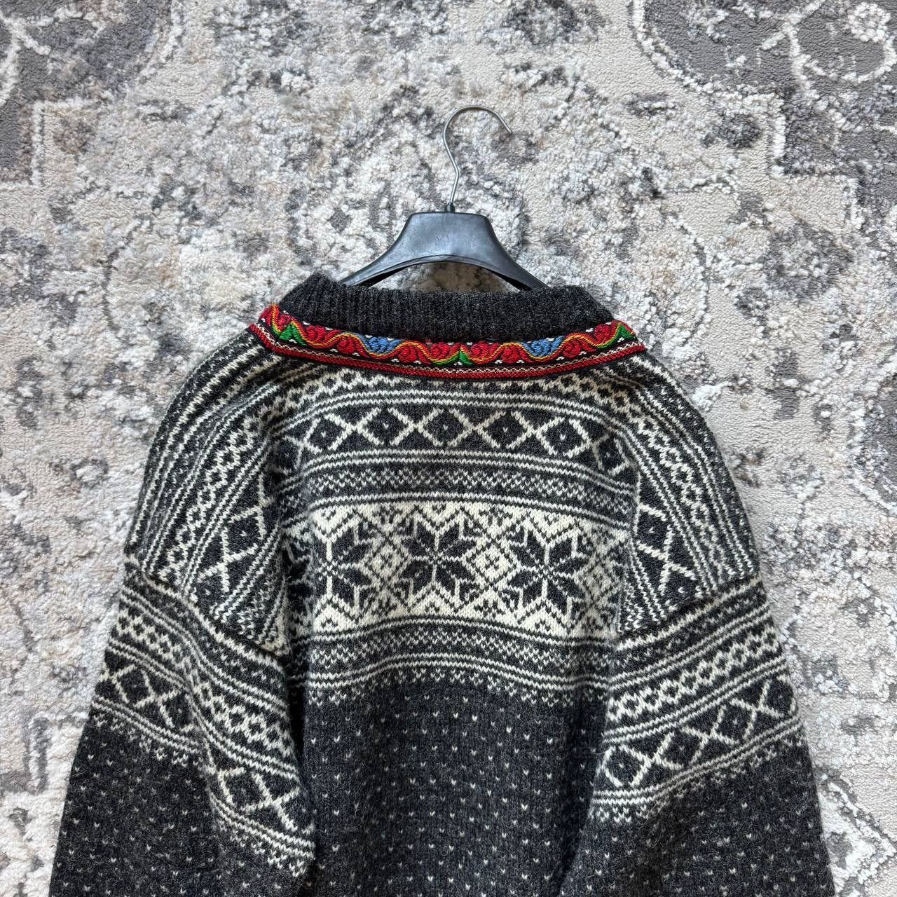 Dale Of Norway Vintage Lana Wool Norwool Knit Fair Isle Heavy Retro Sweater Size US M / EU 48-50 / 2 - 4 Thumbnail