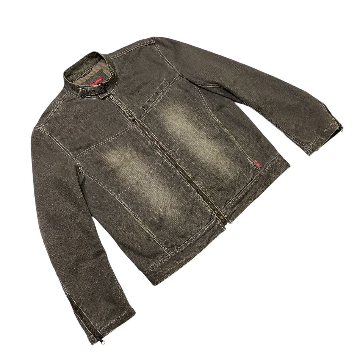 Japanese Brand Denim Bikers style jacket 291295 Size US M / EU 48-50 / 2 - 2 Thumbnail