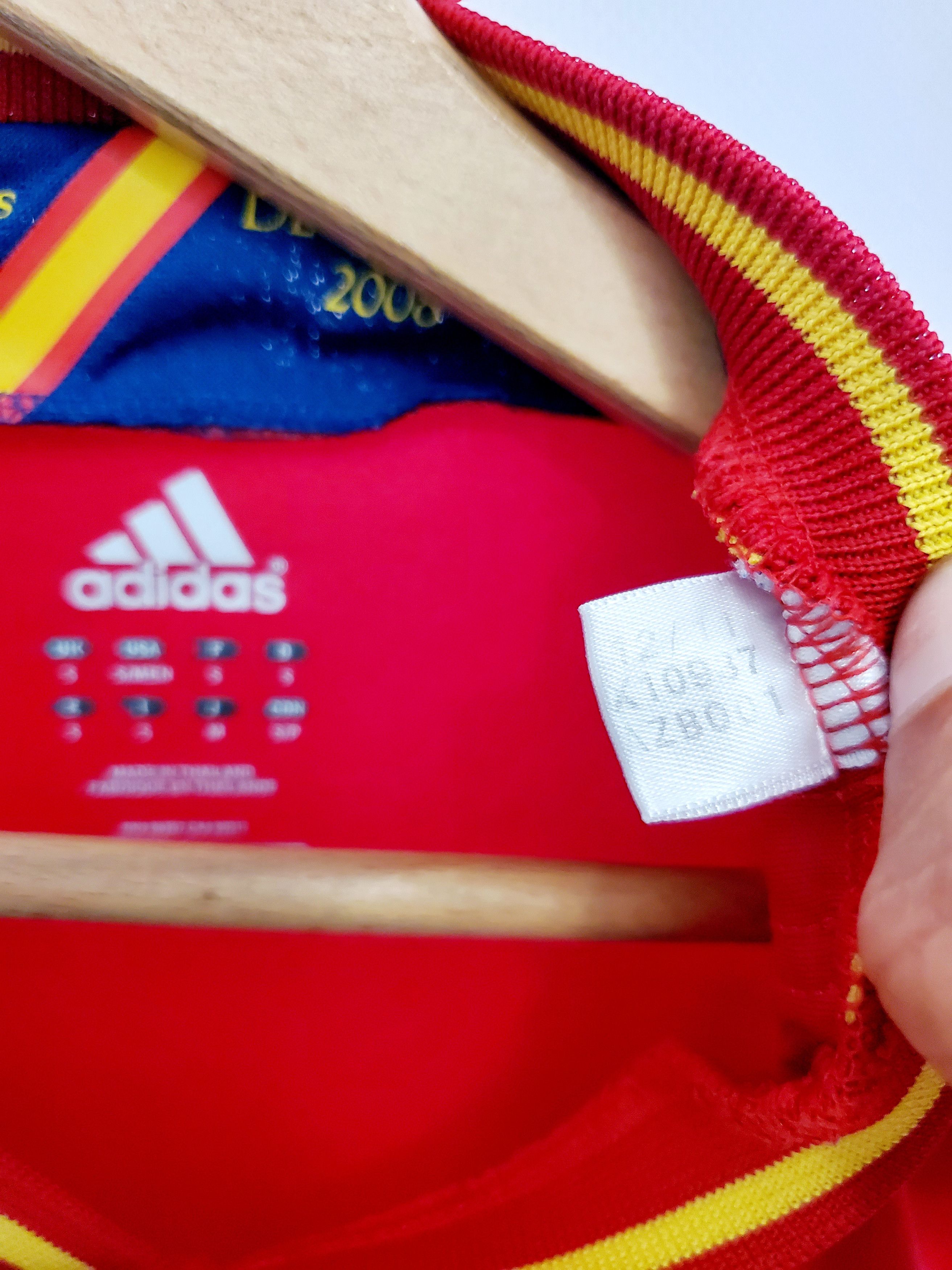 Adidas SPAIN Home 2012 2013 soccer jersey ideal condition size S Size US S / EU 44-46 / 1 - 4 Thumbnail