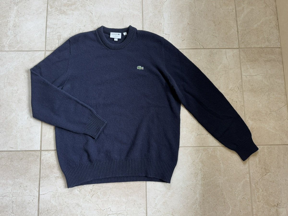 Lacoste Lacoste navy knit Size US L / EU 52-54 / 3 - 1 Thumbnail