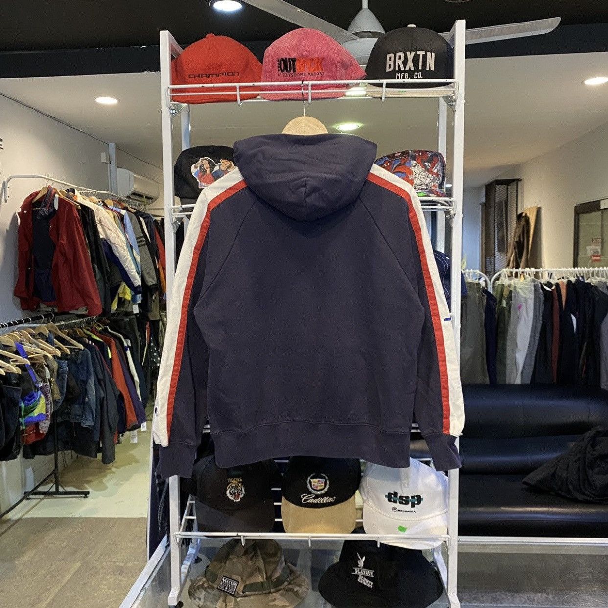 Champion × Issey Miyake × Ne-Net Issey Miyake Ne-net Champion Pullover Hoodies Size US M / EU 48-50 / 2 - 2 Thumbnail