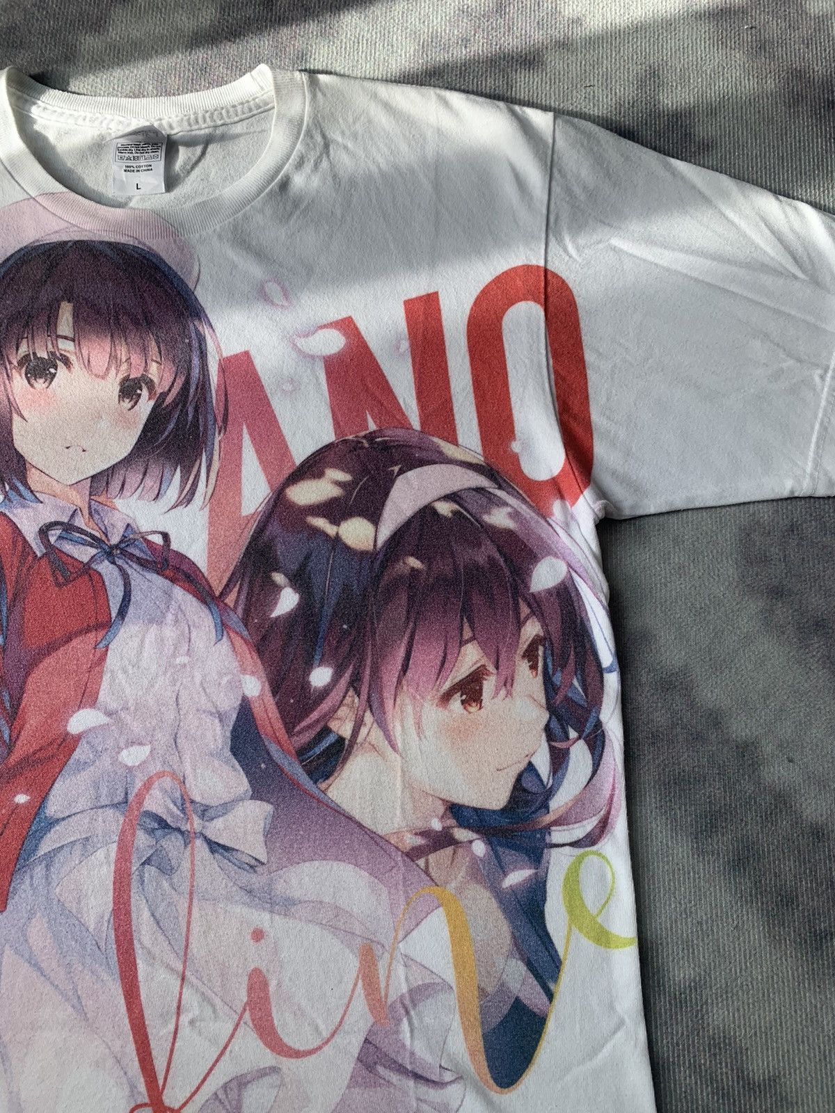 Anime × Japanese Brand Saekano Megumi kato Anime Tshirt Size US L / EU 52-54 / 3 - 3 Thumbnail