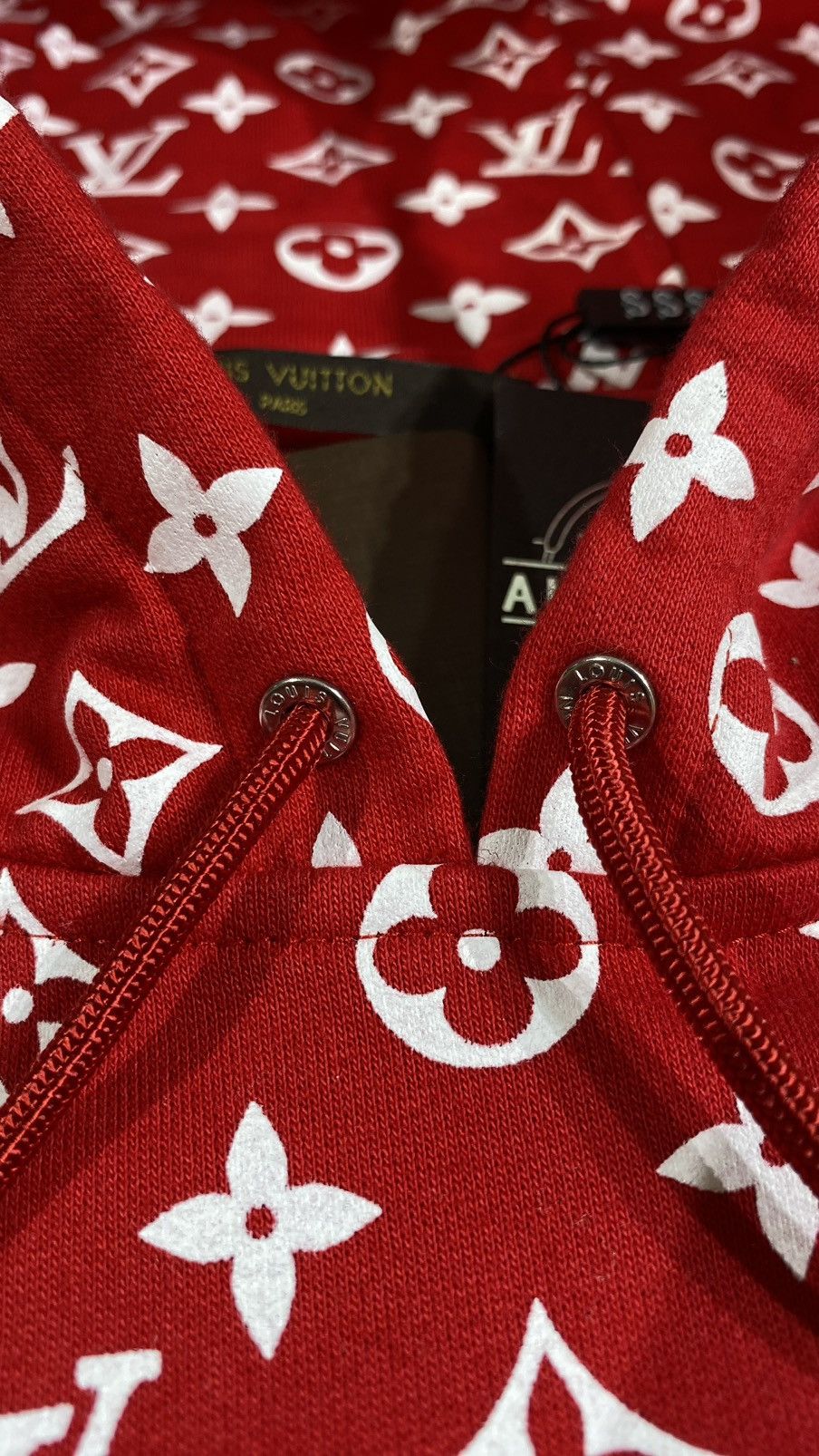 Louis Vuitton × Supreme LOUIS VUITTON X SUPREME M Box Logo Hoodie Size US M / EU 48-50 / 2 - 4 Thumbnail