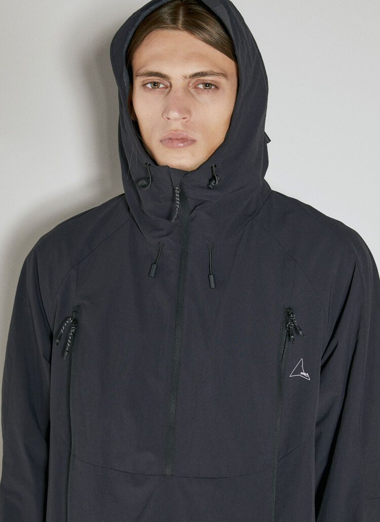 ROA ROA overhead rain jacket fleece Anorak black Size US M / EU 48-50 / 2 - 5 Thumbnail