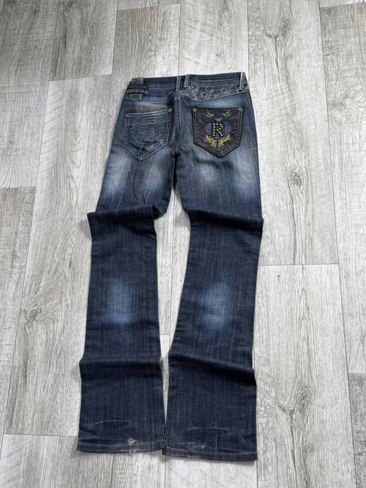 Japanese Brand Japanese brand feared jeans Y2K big logo streetwear crazy Size US 27 - 1 Thumbnail